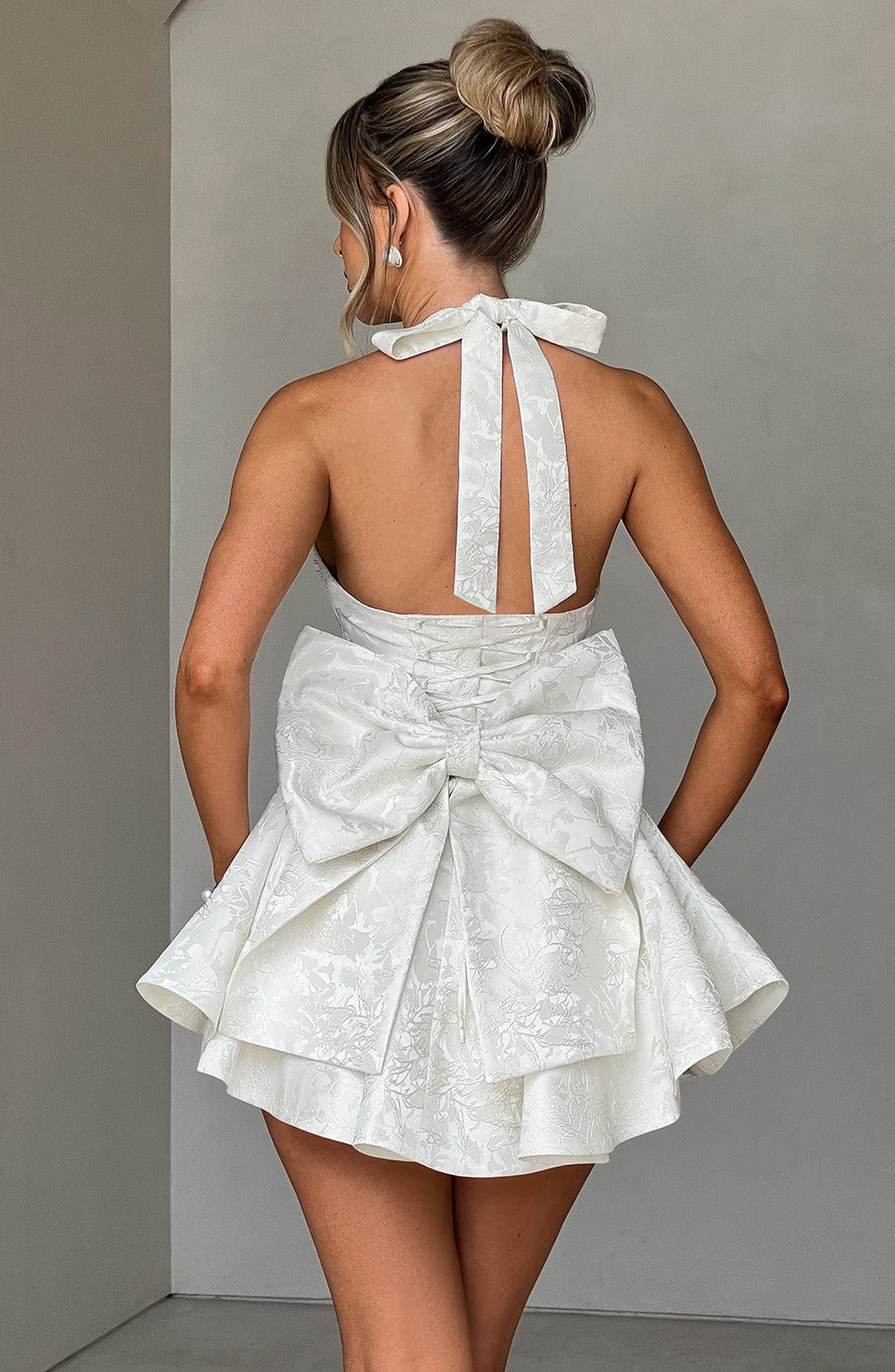 Madeline Playsuit - Ivory - Napalia