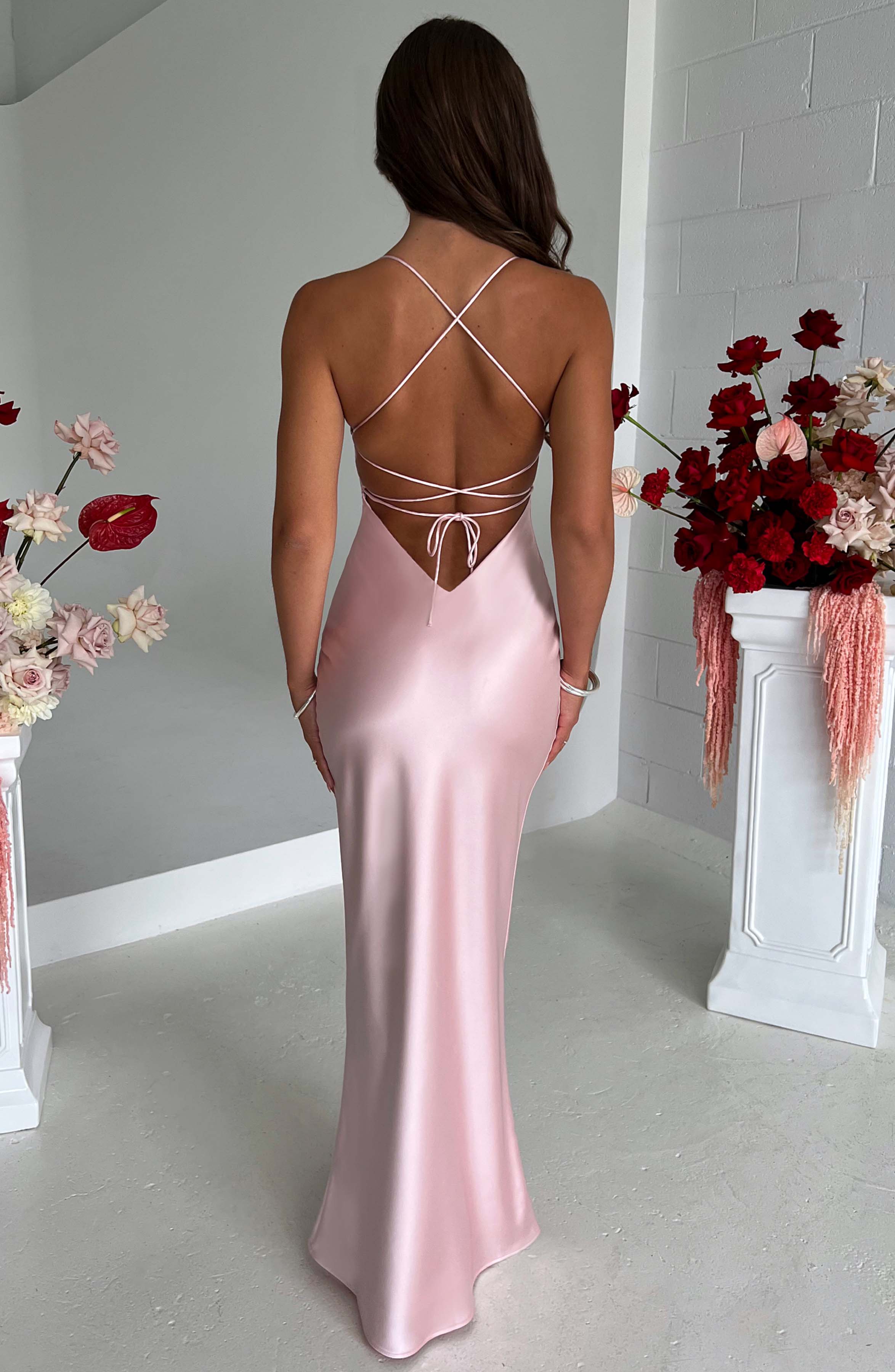 Malika Maxi Dress - Blush - Napalia