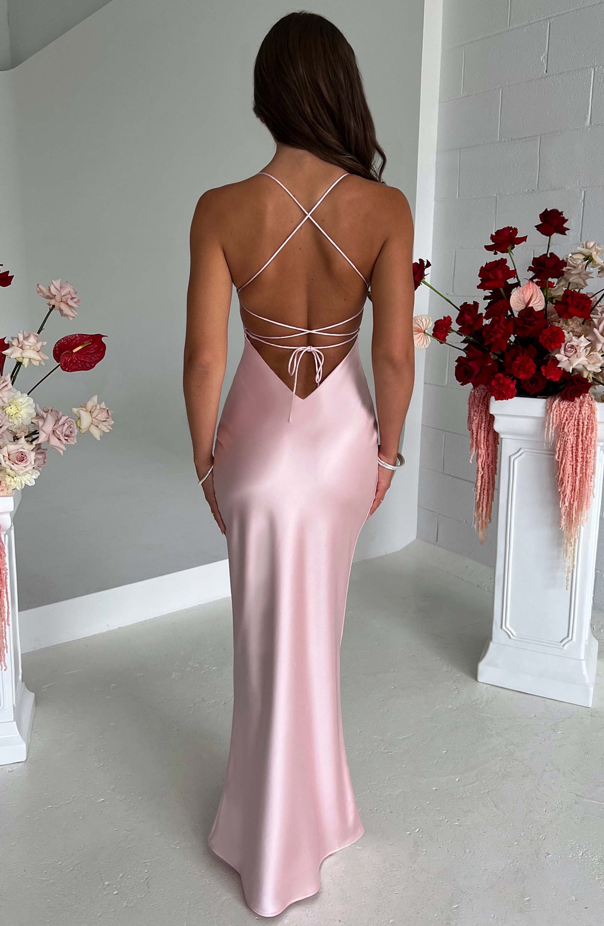 Malika Maxi Dress - Blush - Napalia