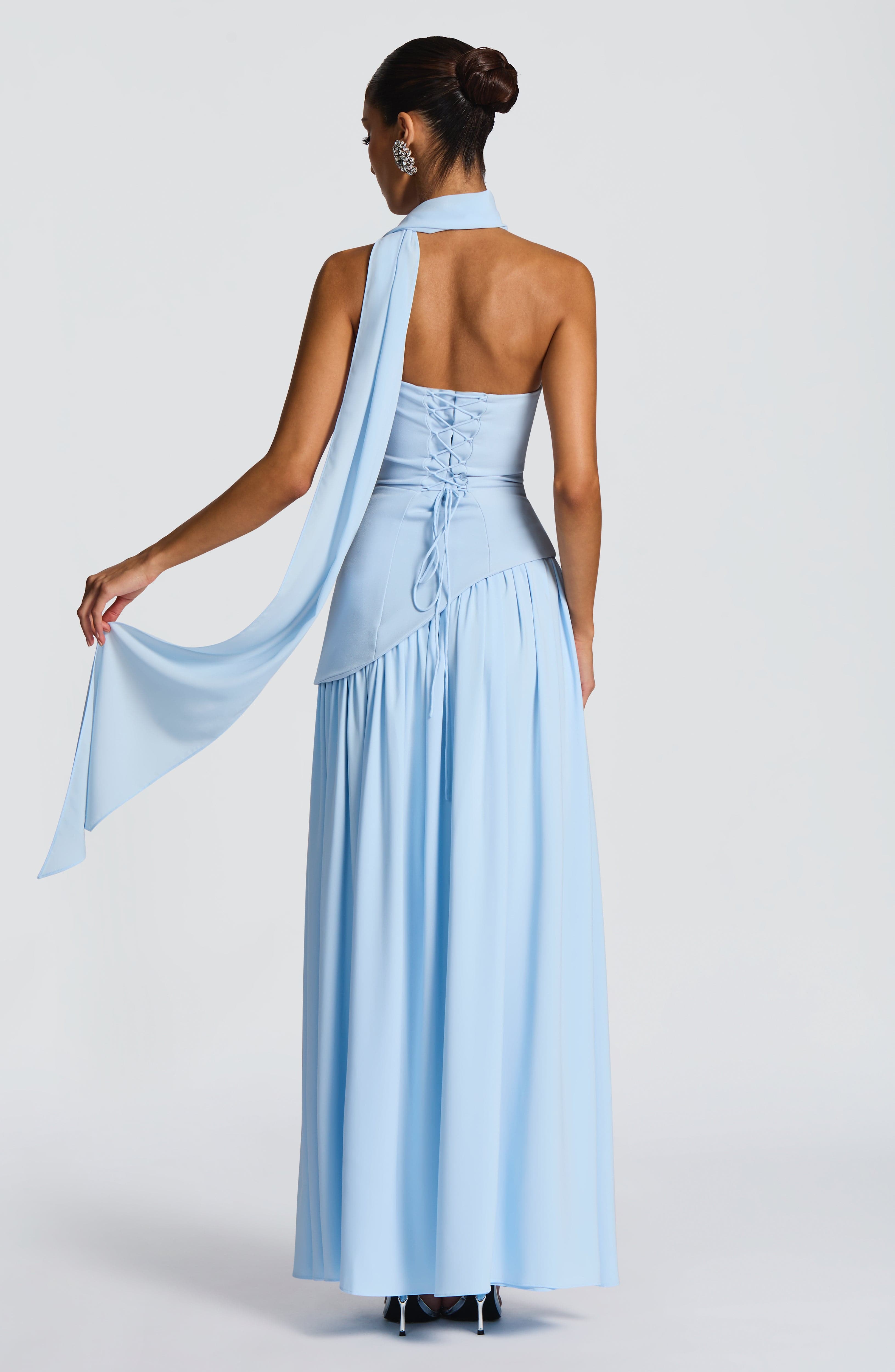 Maliyah Maxi Dress - Baby Blue - Napalia