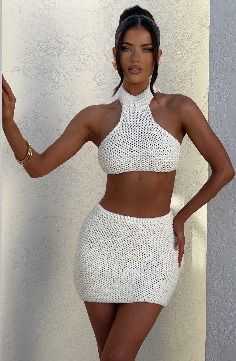 Margot Mini Skirt - Ivory - Napalia