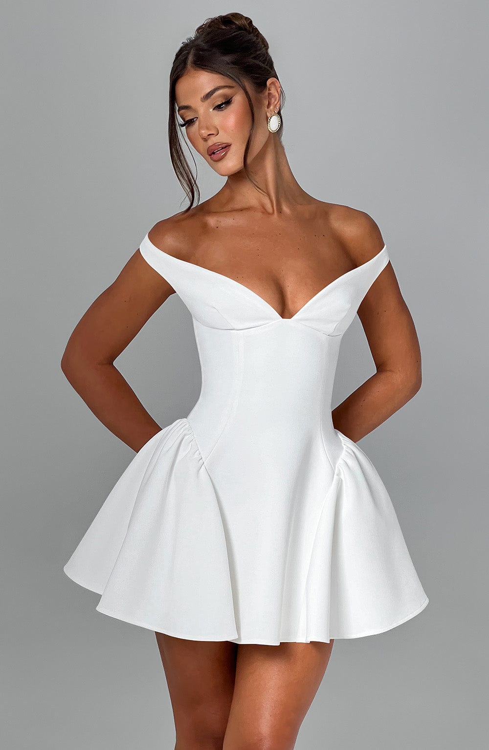 Marla Mini Dress - Ivory - Napalia