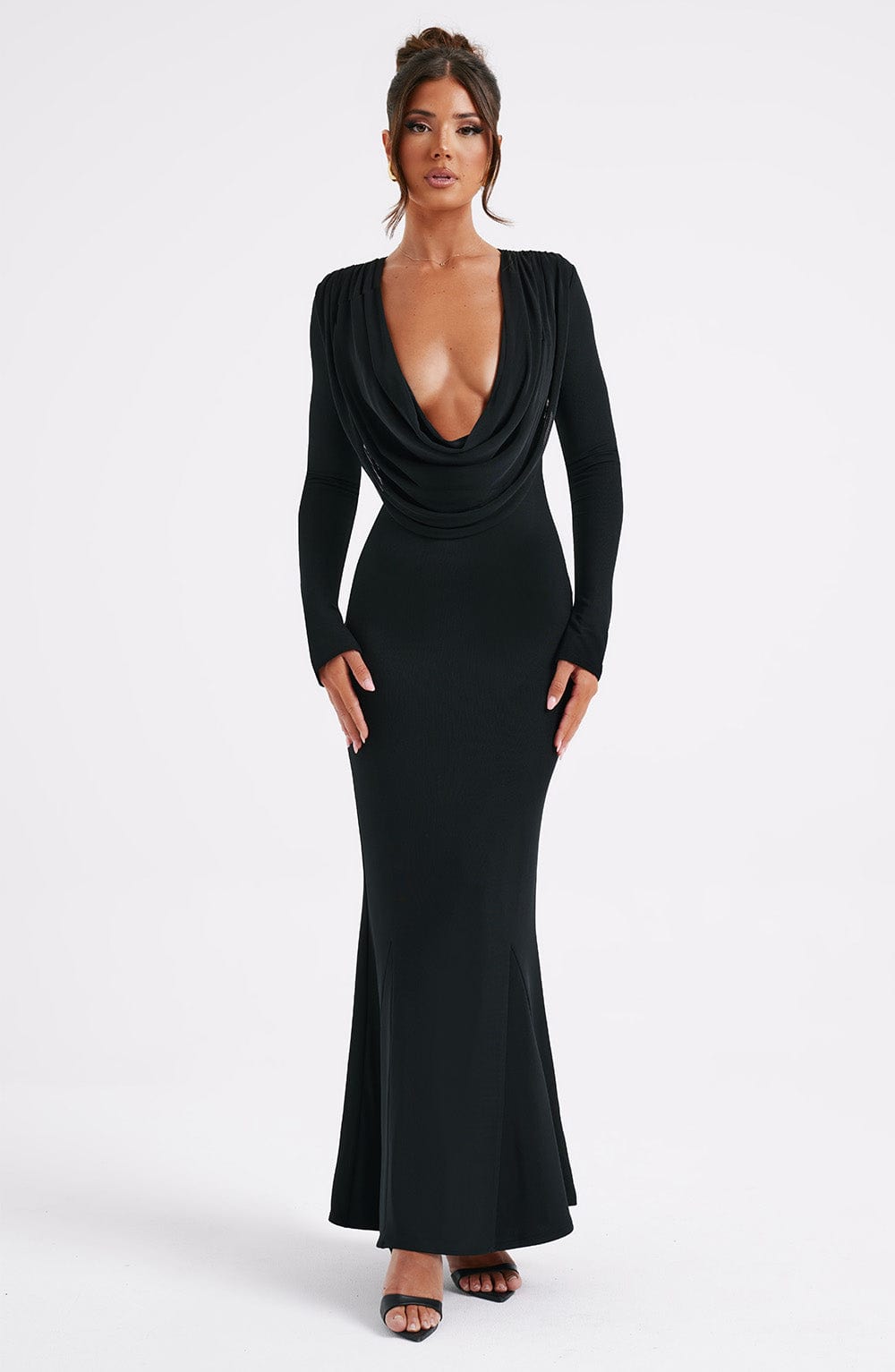 Martina Maxi Dress - Black - Napalia