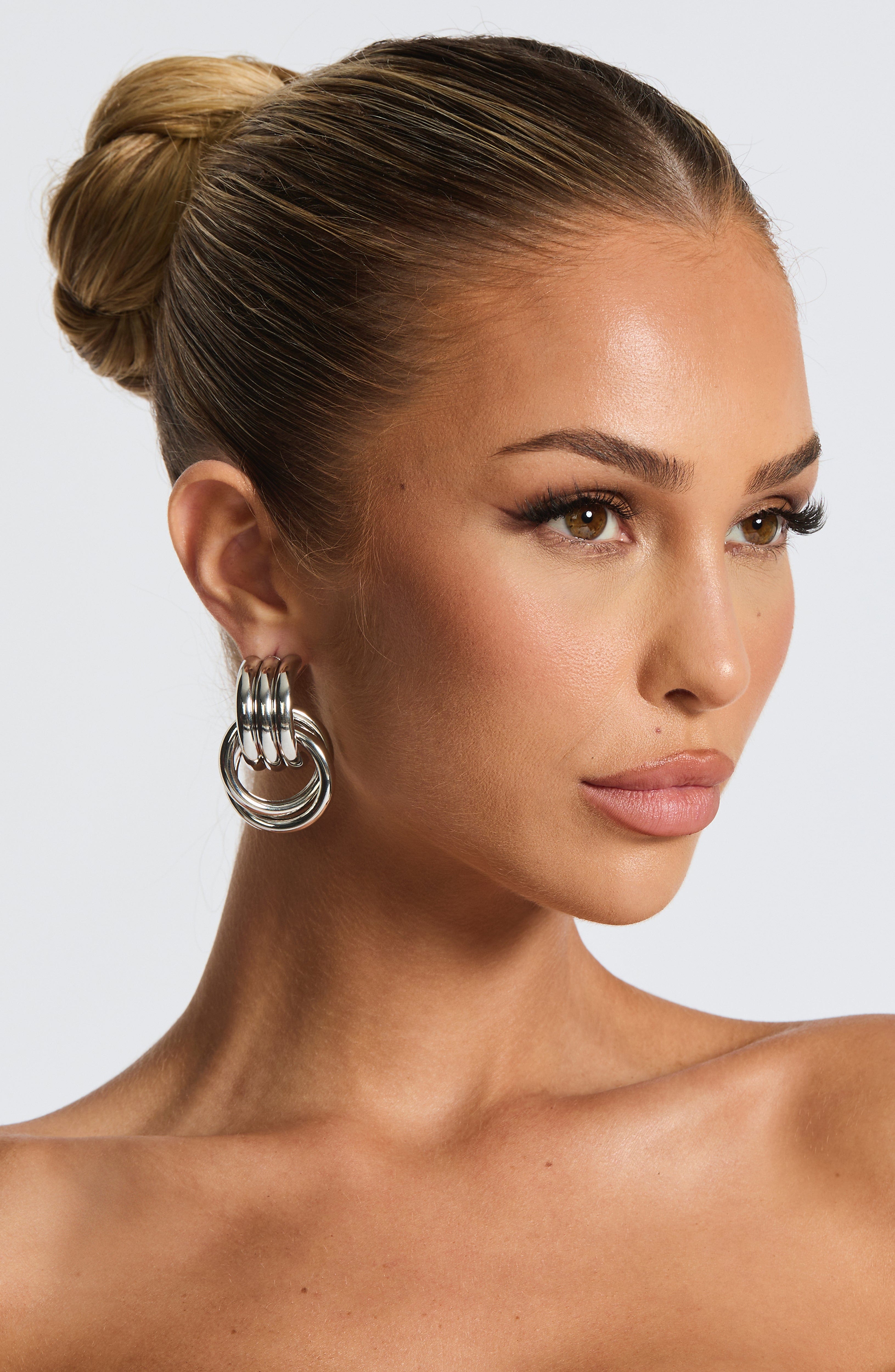 Melita Earring - Silver - Napalia