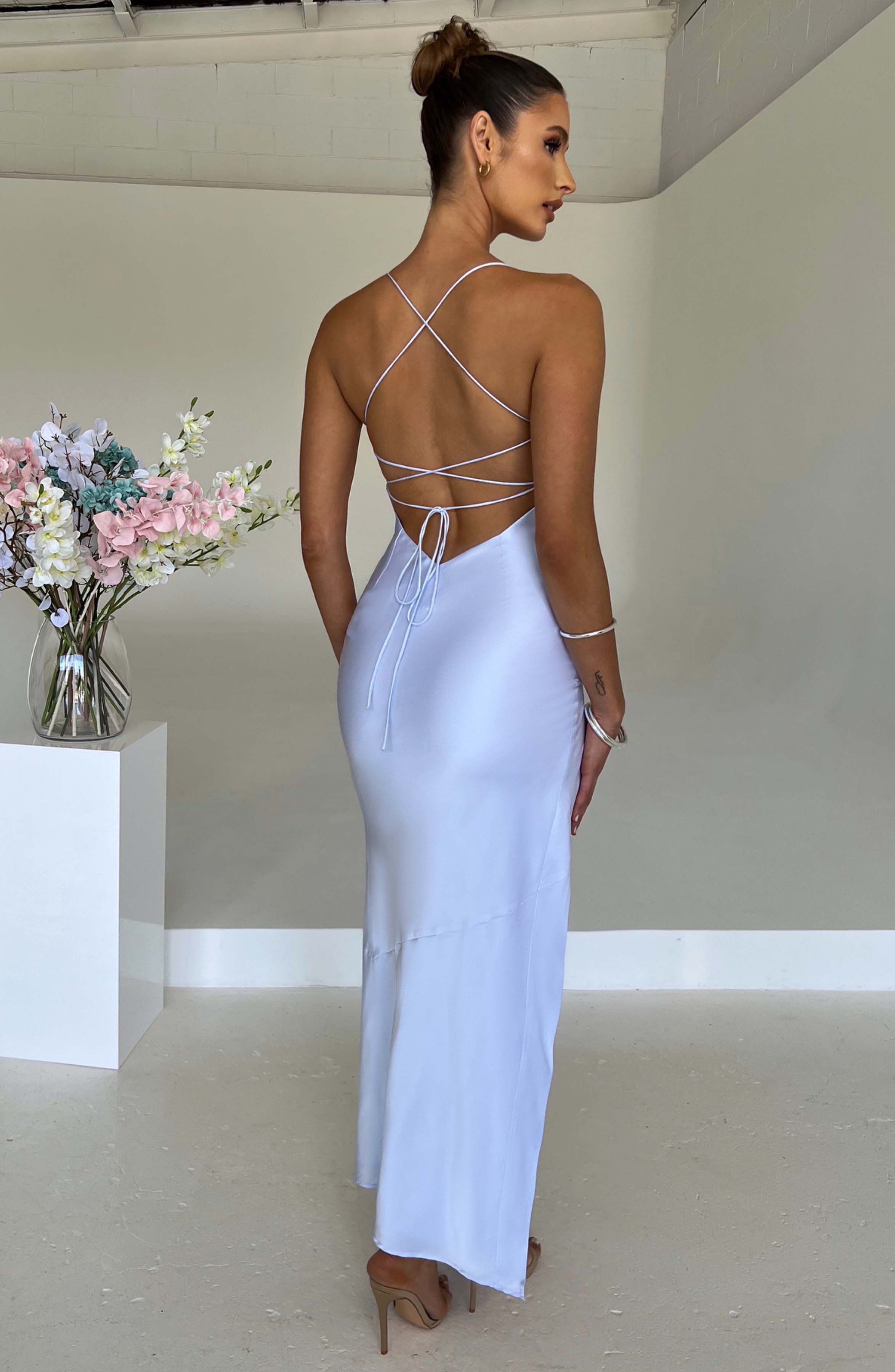 Misha Maxi Dress - Baby Blue - Napalia