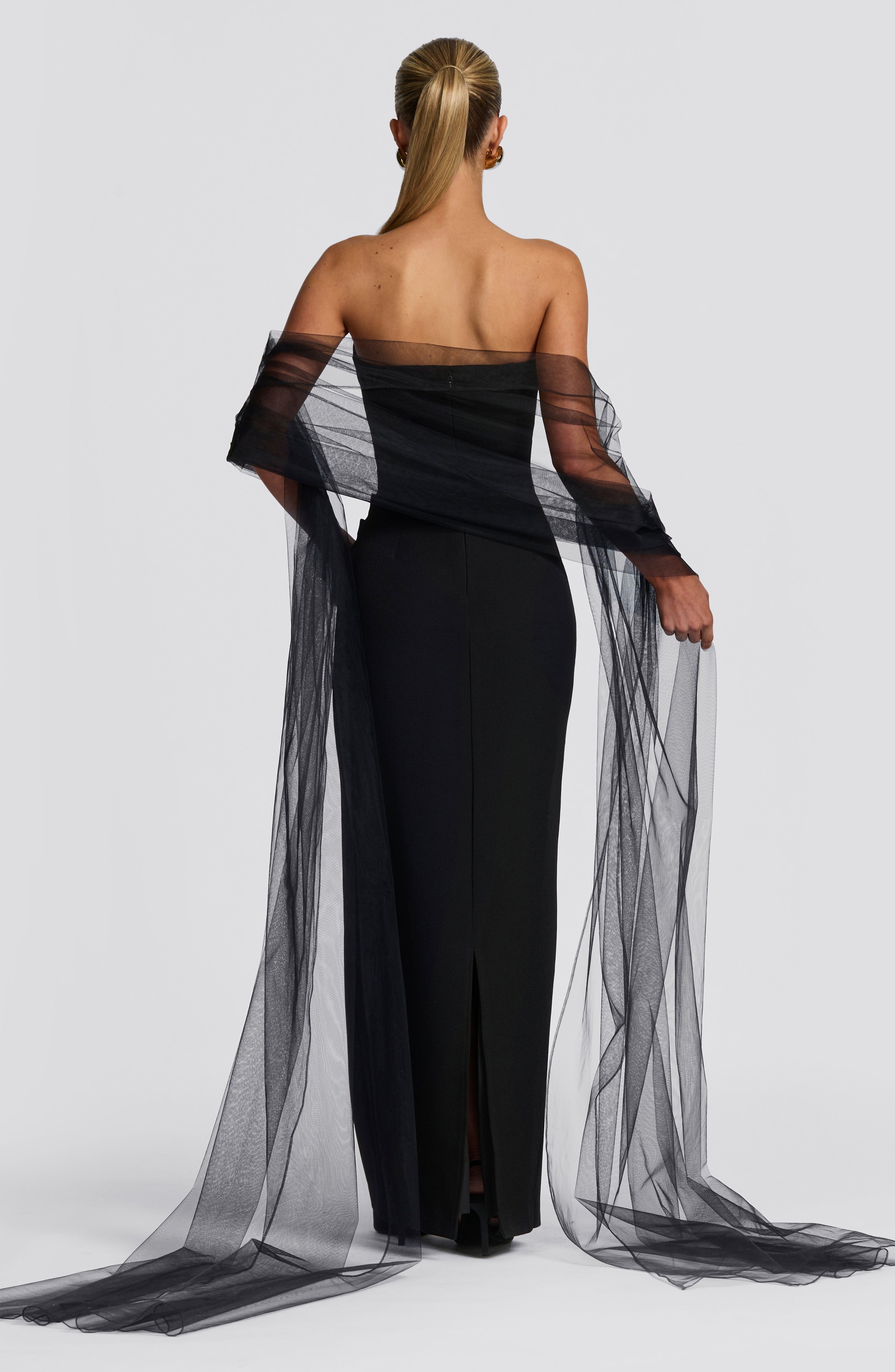 Myrtle Shawl - Black - Napalia