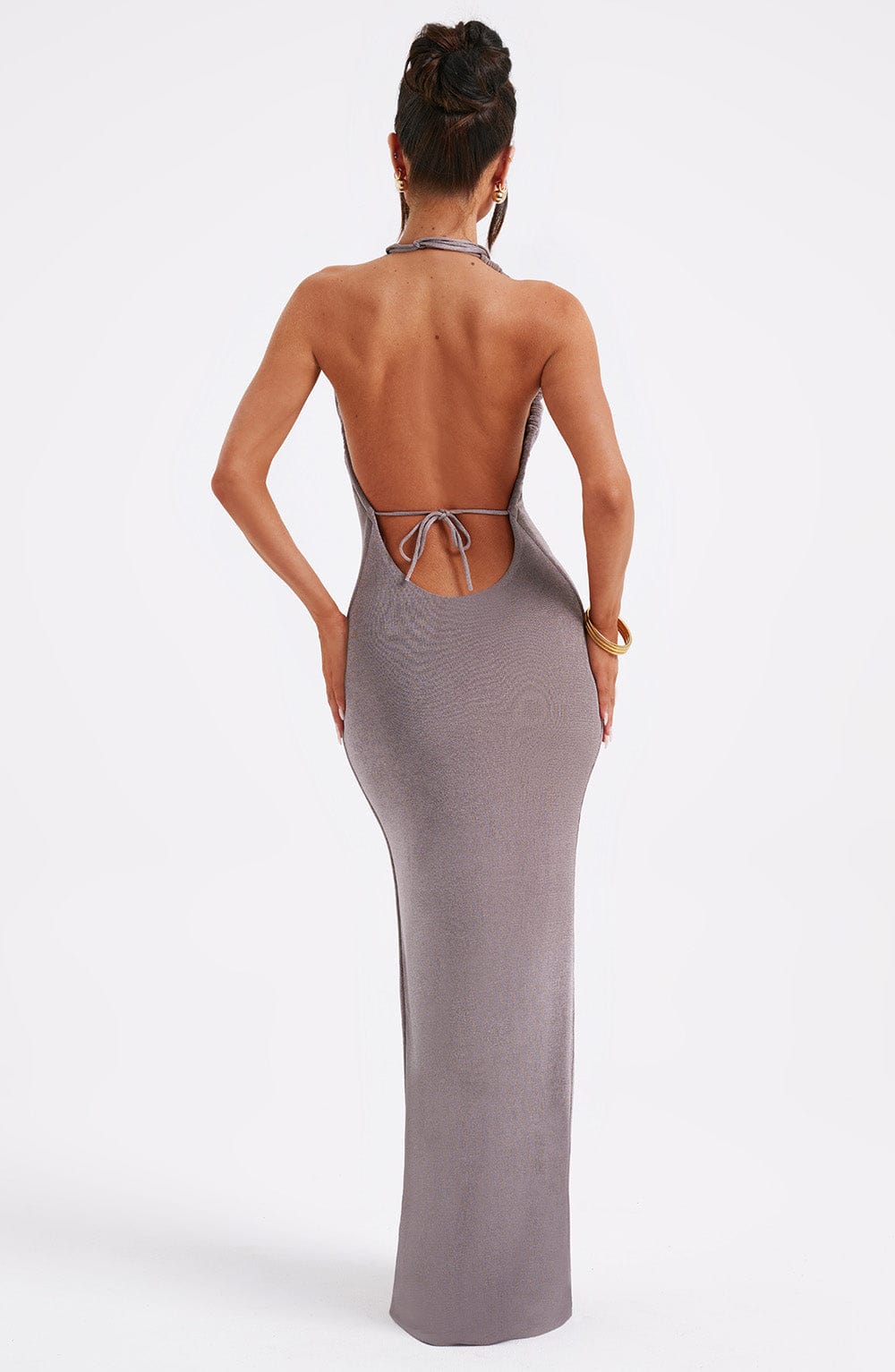 Nala Maxi Dress - Charcoal - Napalia
