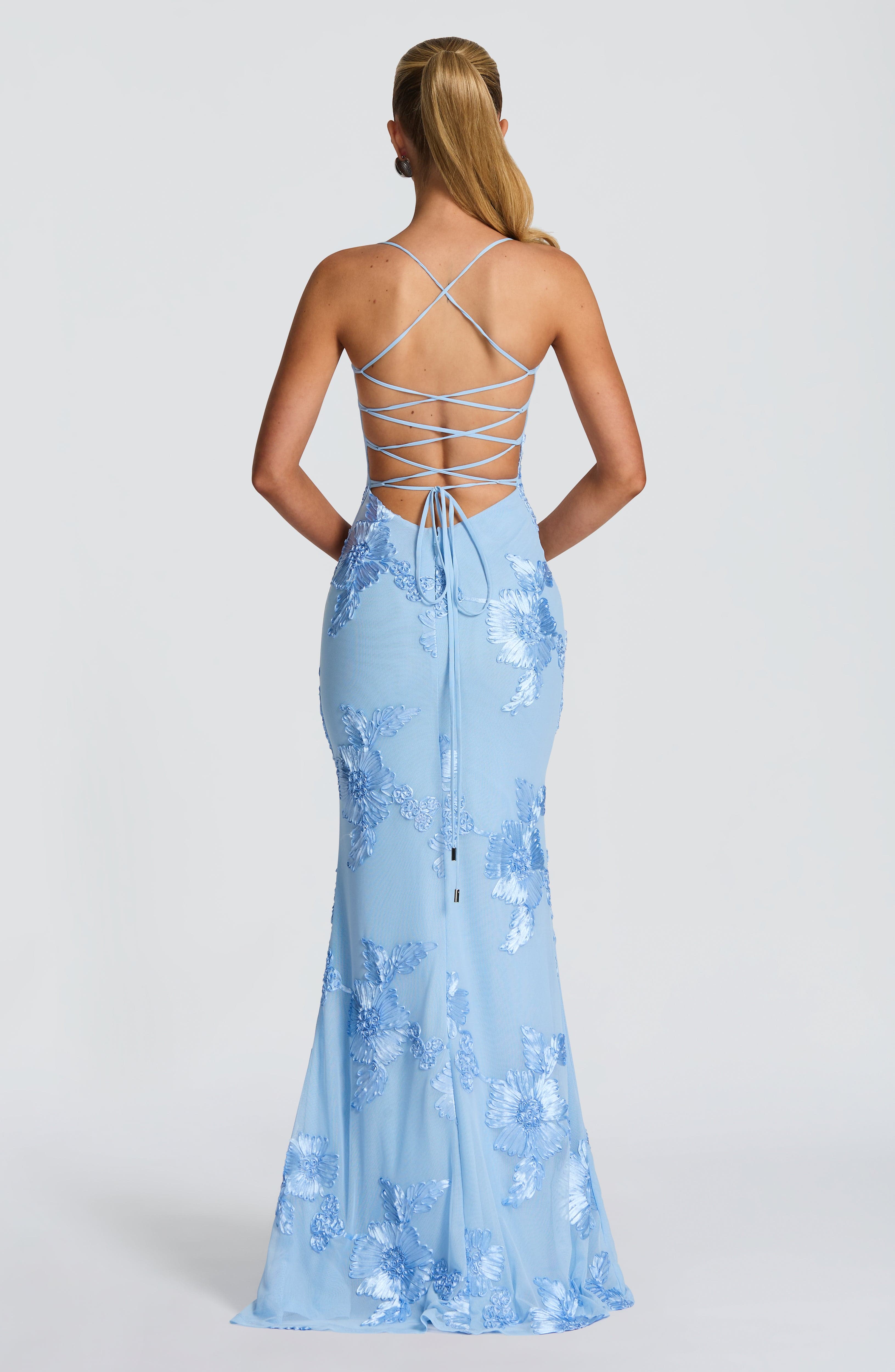 Nefertiti Maxi Dress - Glacier Blue - Napalia