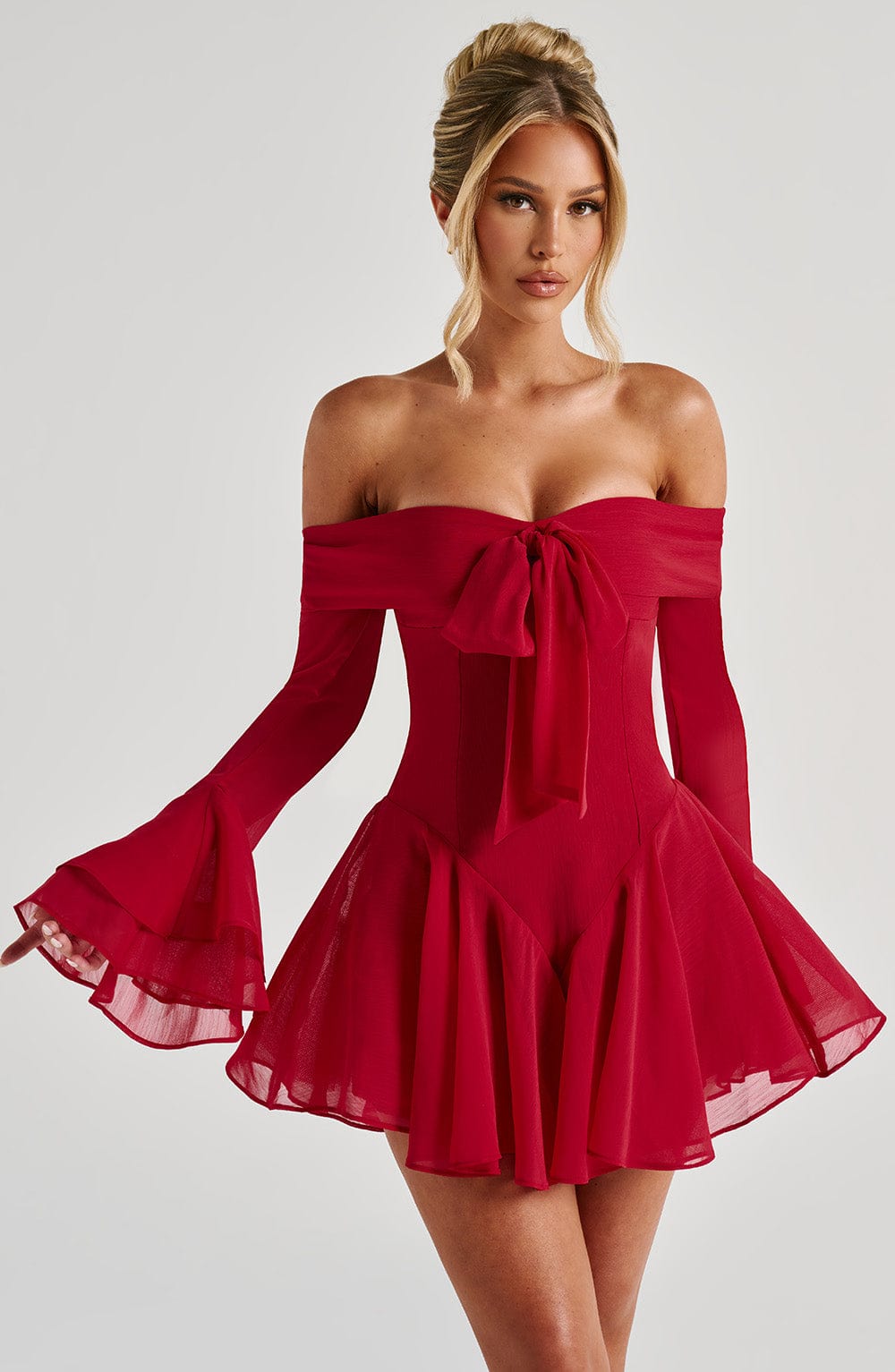 Nerissa Playsuit - Red - Napalia
