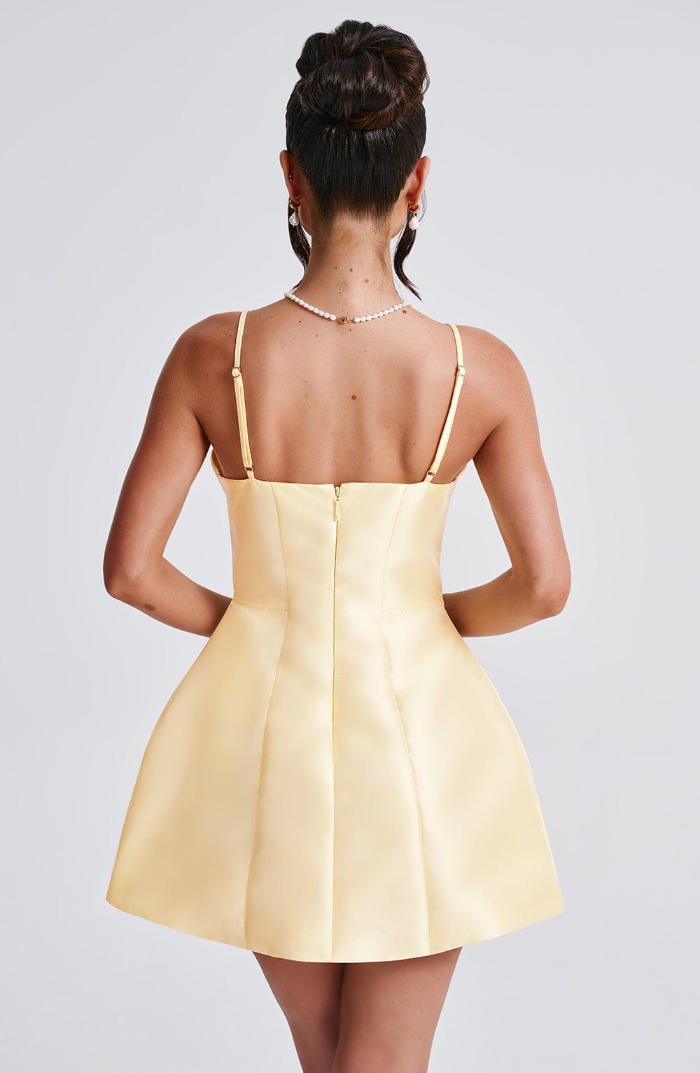 Nicole Mini Dress - Lemon - Napalia
