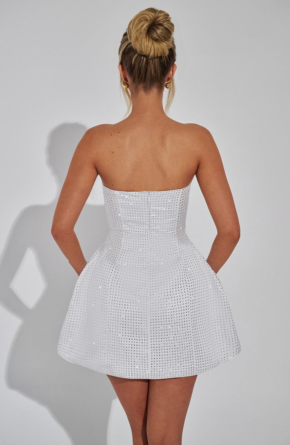 Paloma Mini Dress - Ivory - Napalia