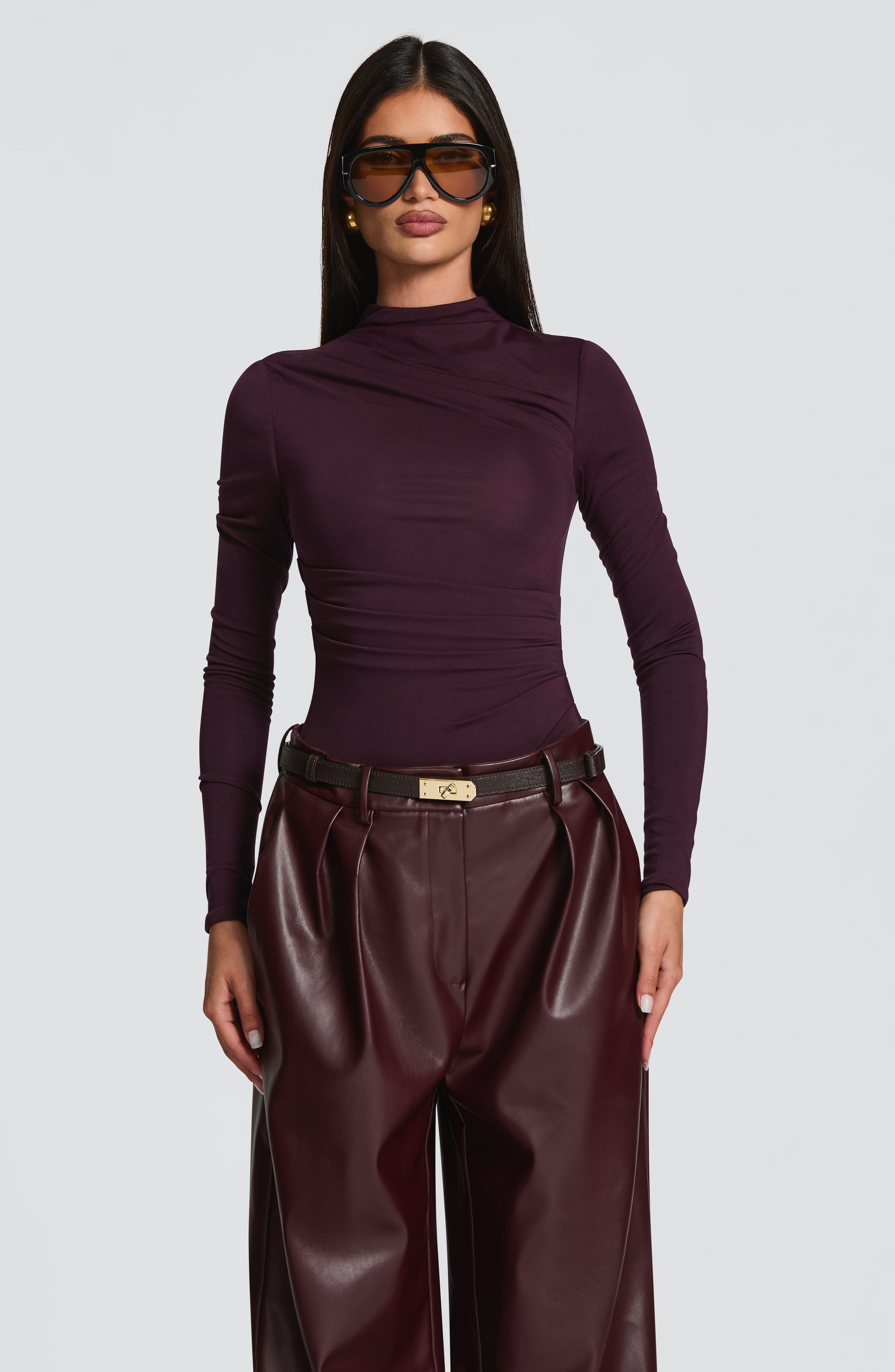 Pearson Bodysuit - Plum - Napalia