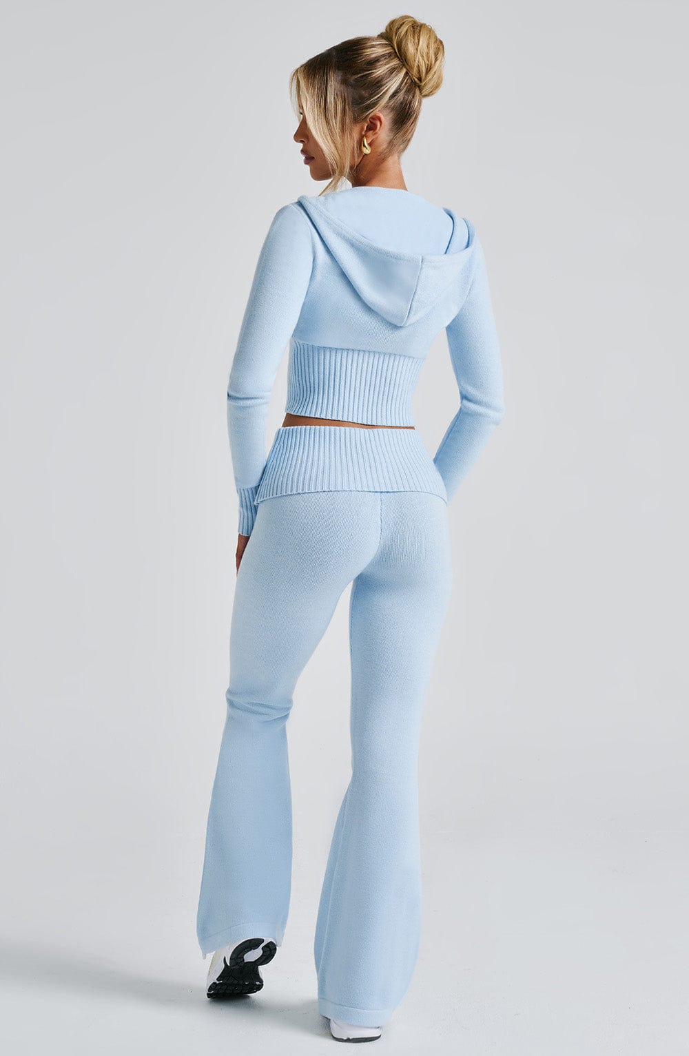 Portia Knit Pants - Baby Blue - Napalia