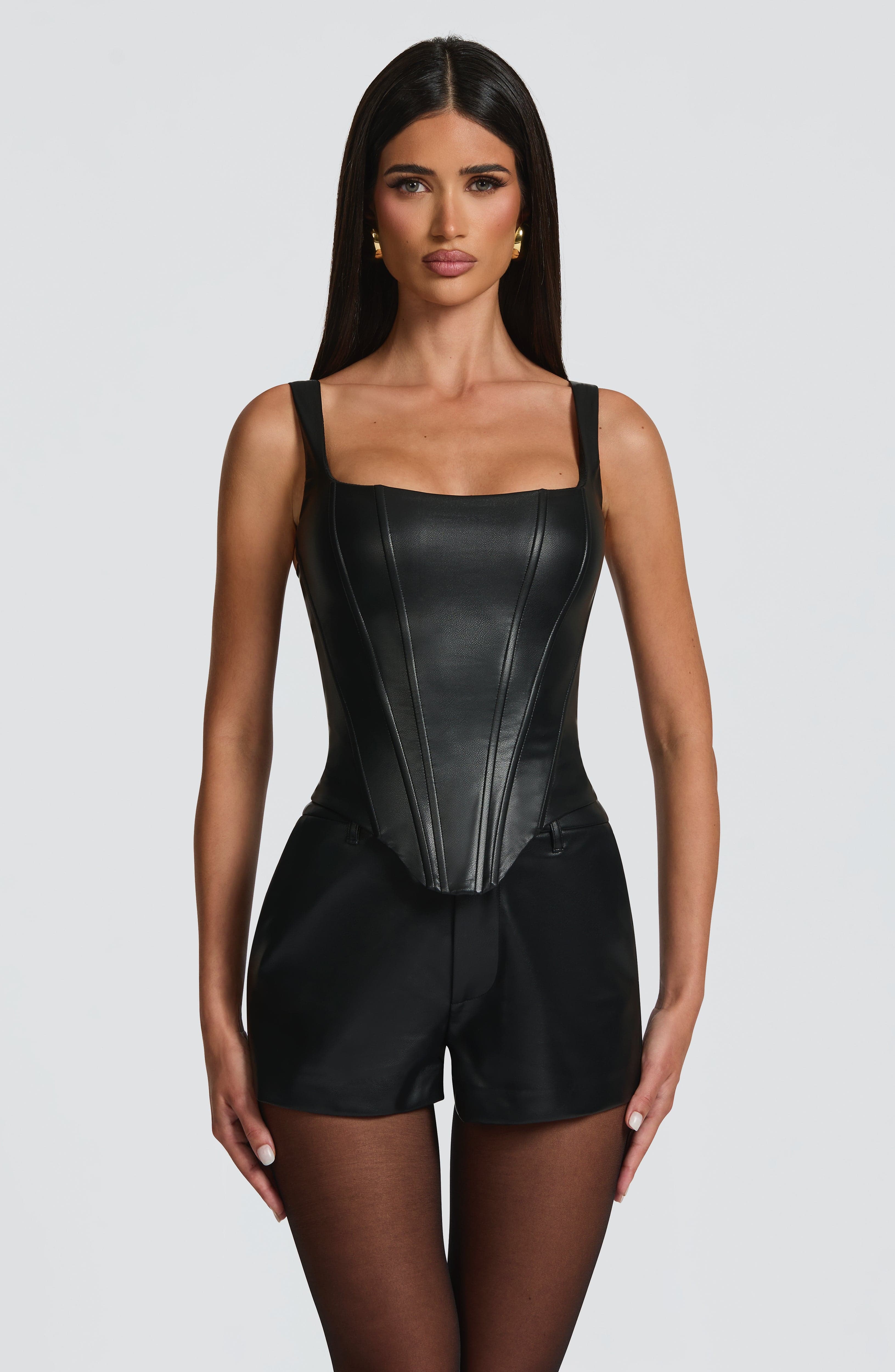 Raisa Corset - Black - Napalia