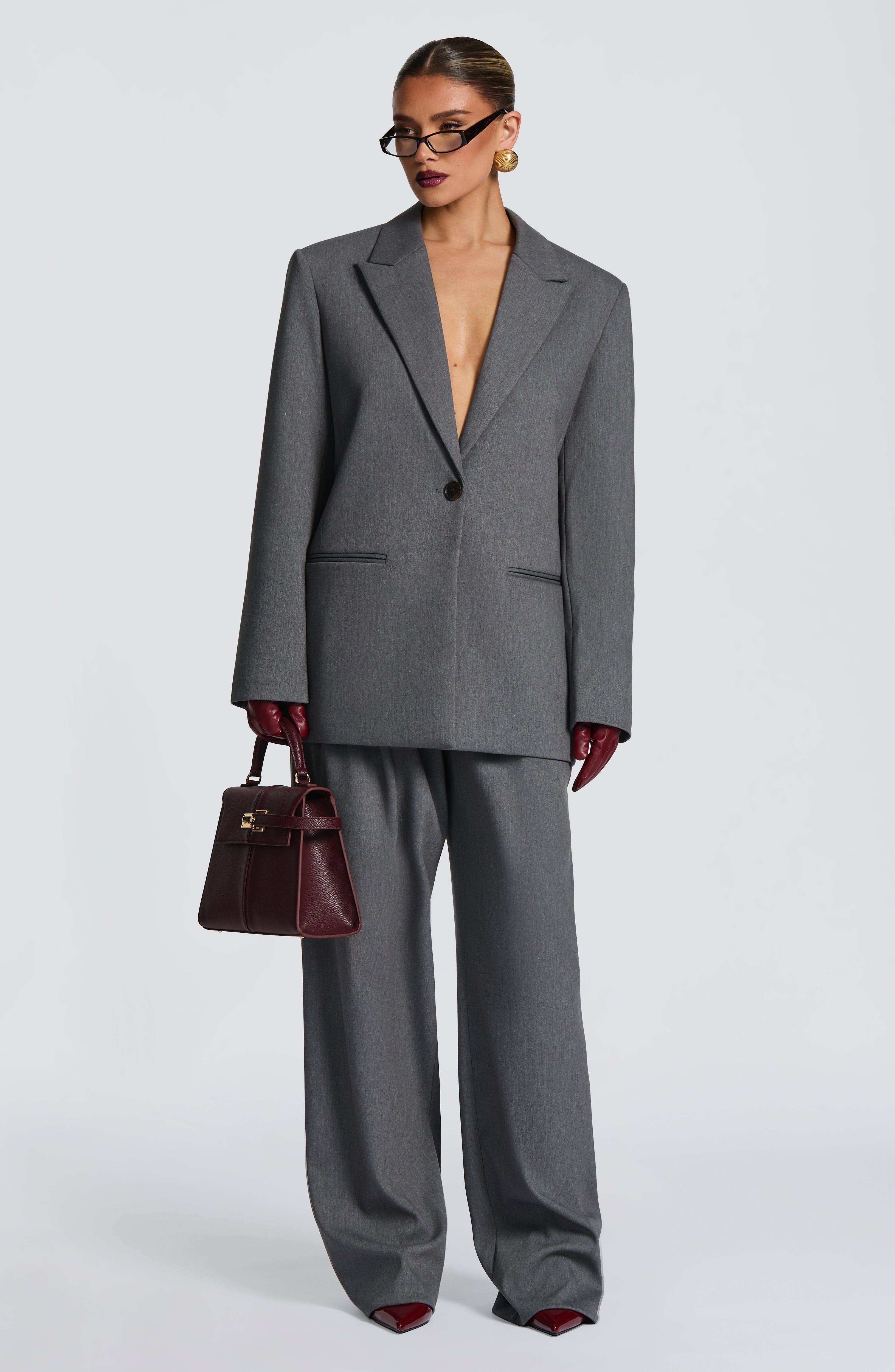Reece Blazer - Grey Marl - Napalia