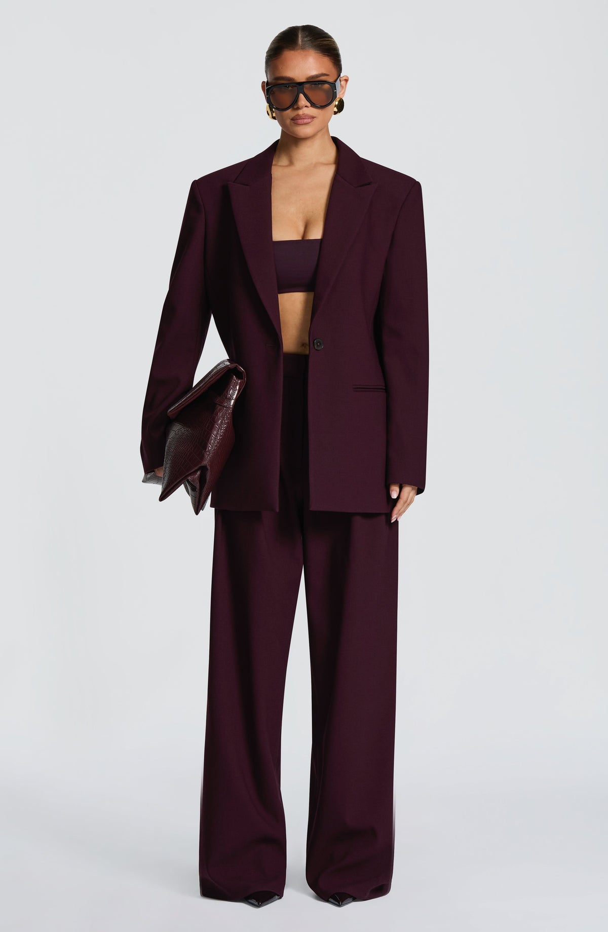 Reece Blazer - Plum - Napalia