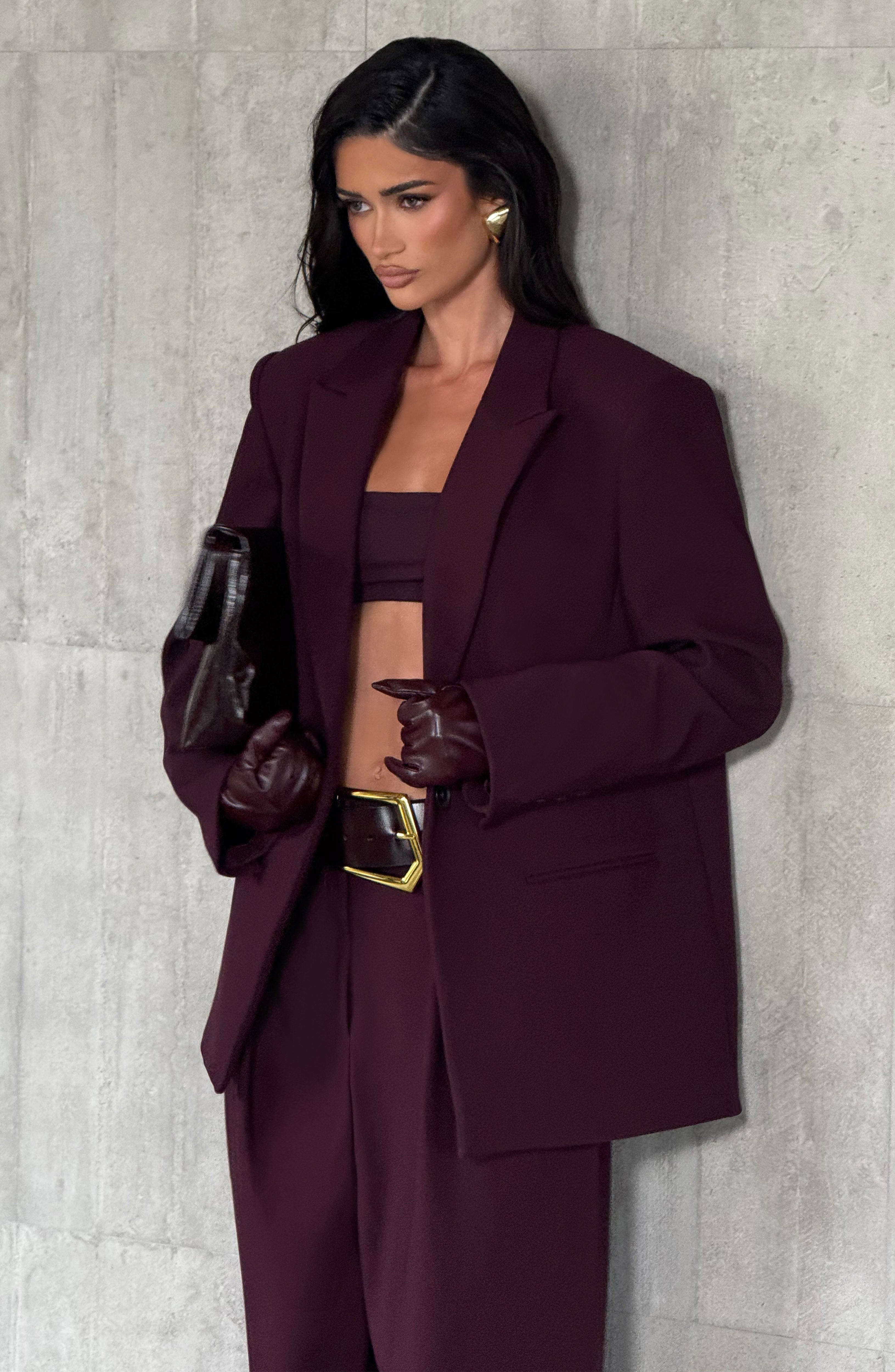Reece Blazer - Plum - Napalia