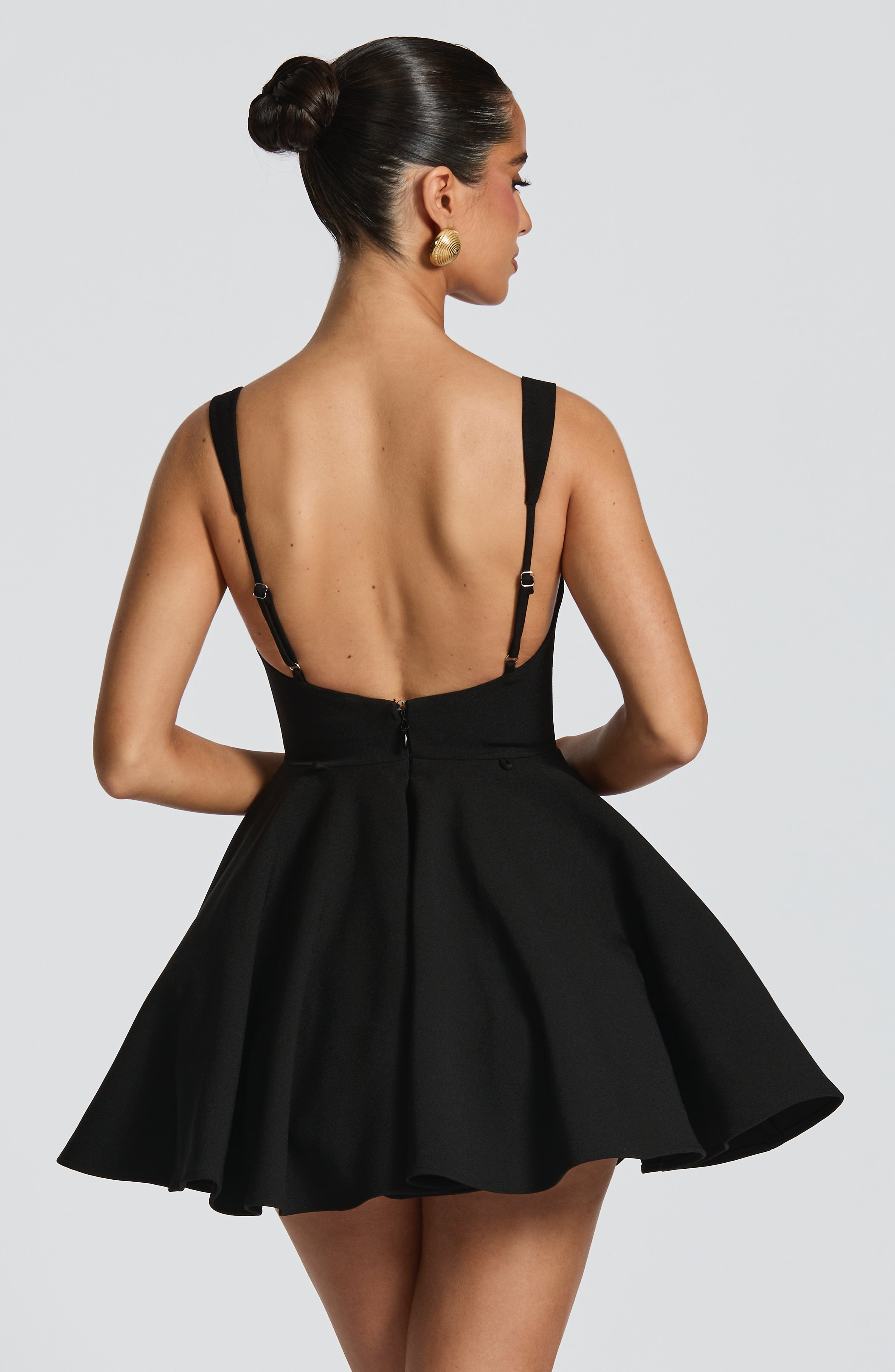 Rue Mini Dress - Black - Napalia