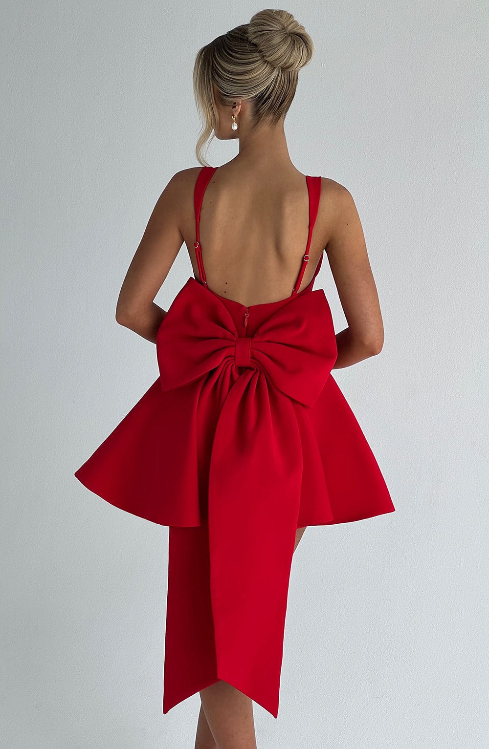 Rue Mini Dress - Red - Napalia