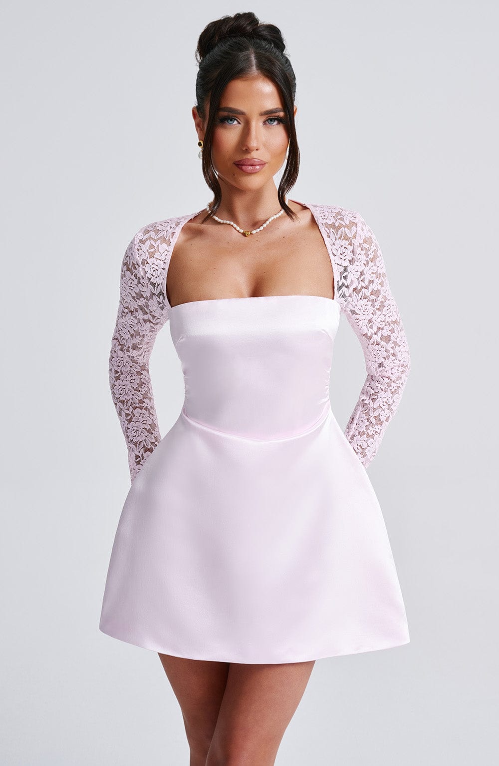 Sadie Mini Dress - Blush - Napalia