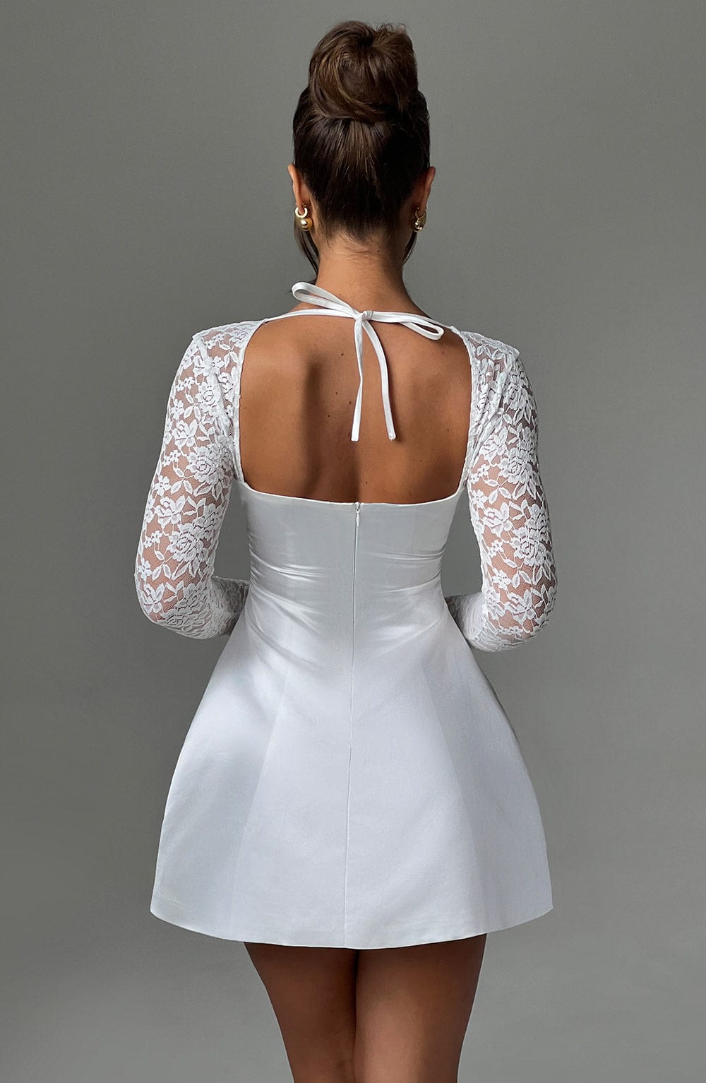 Sadie Mini Dress - Ivory - Napalia