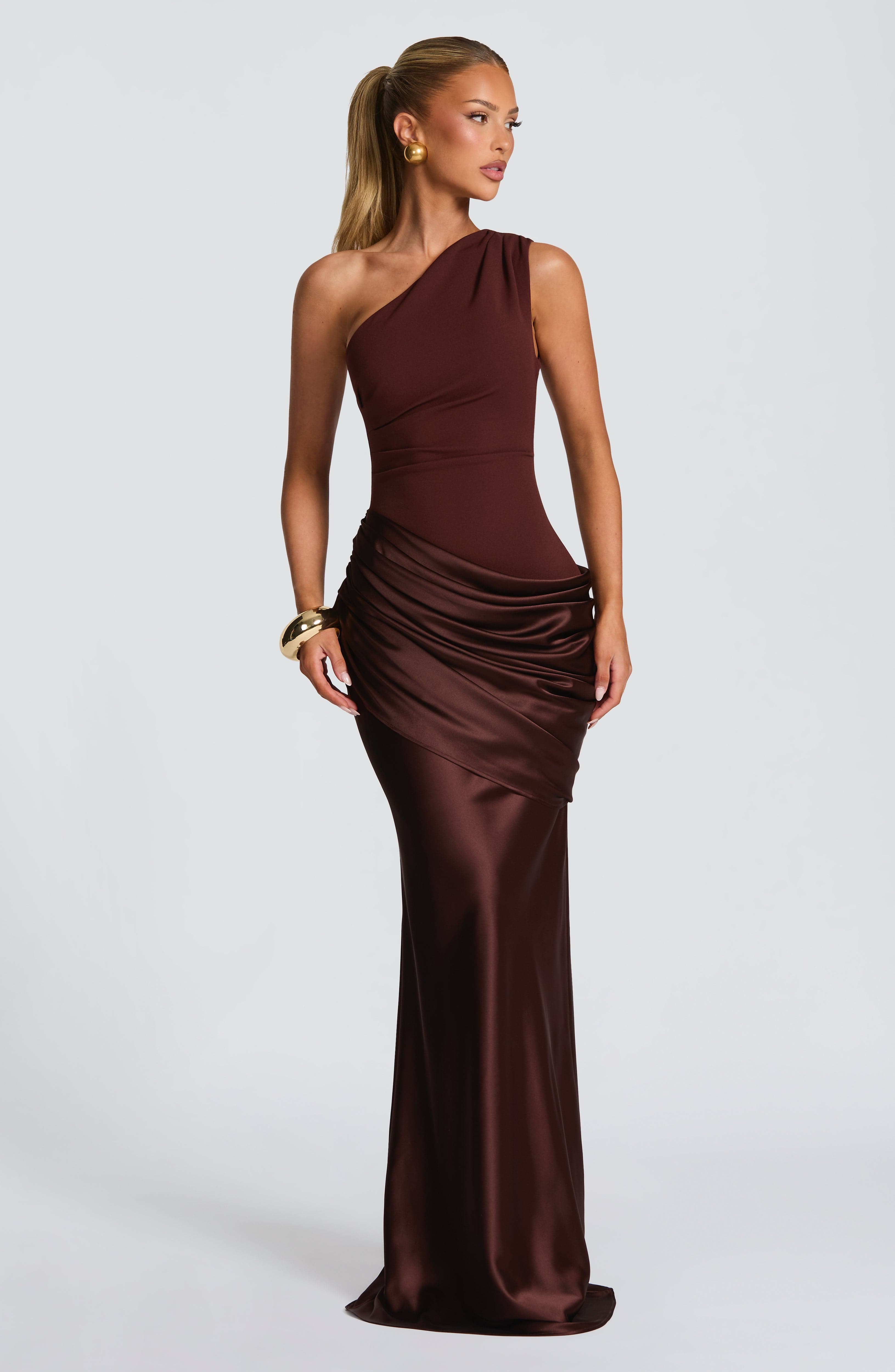 Sadona Maxi Dress - Plum Brown - Napalia