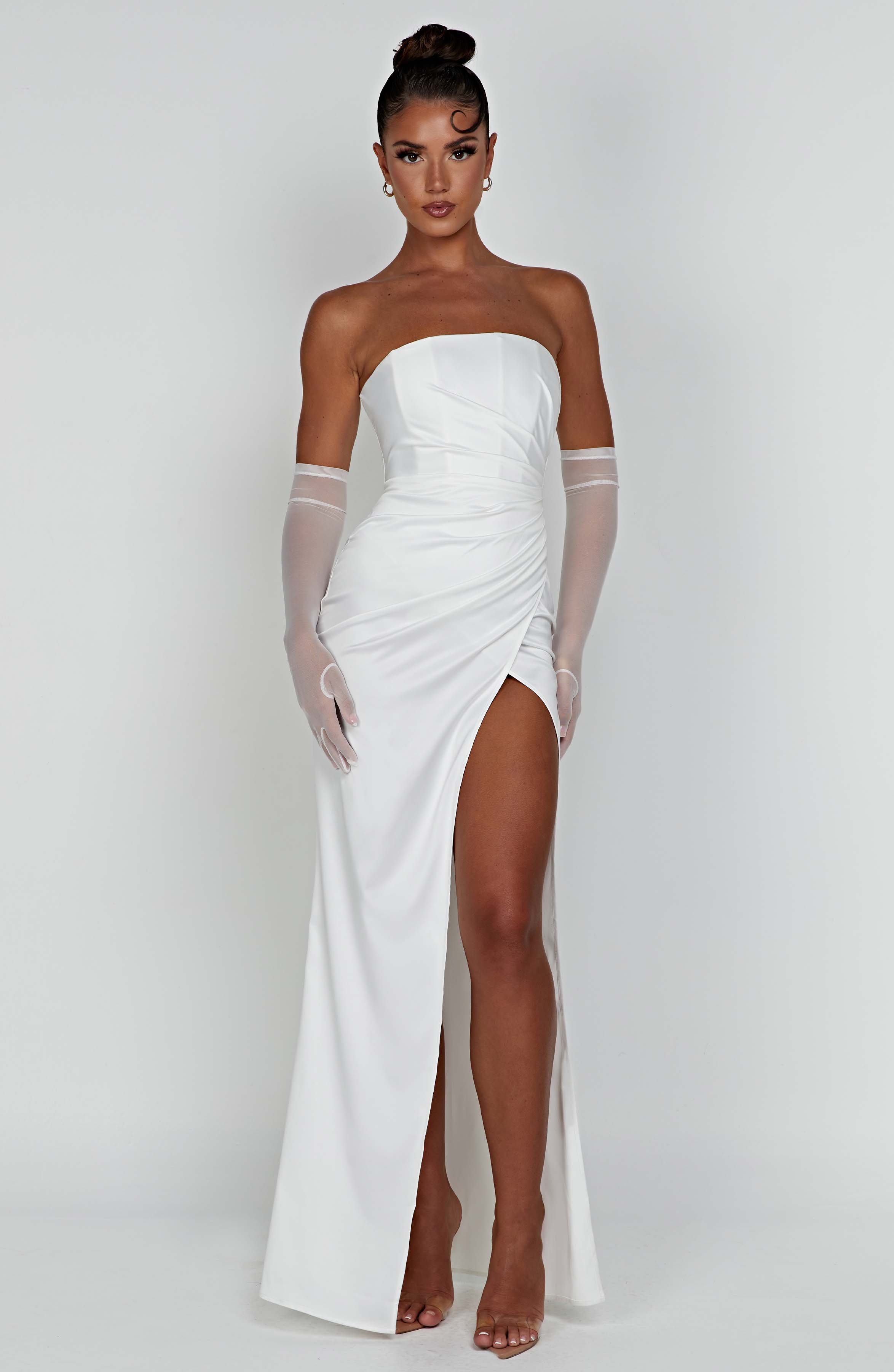 Safiya Maxi Dress - Ivory - Napalia