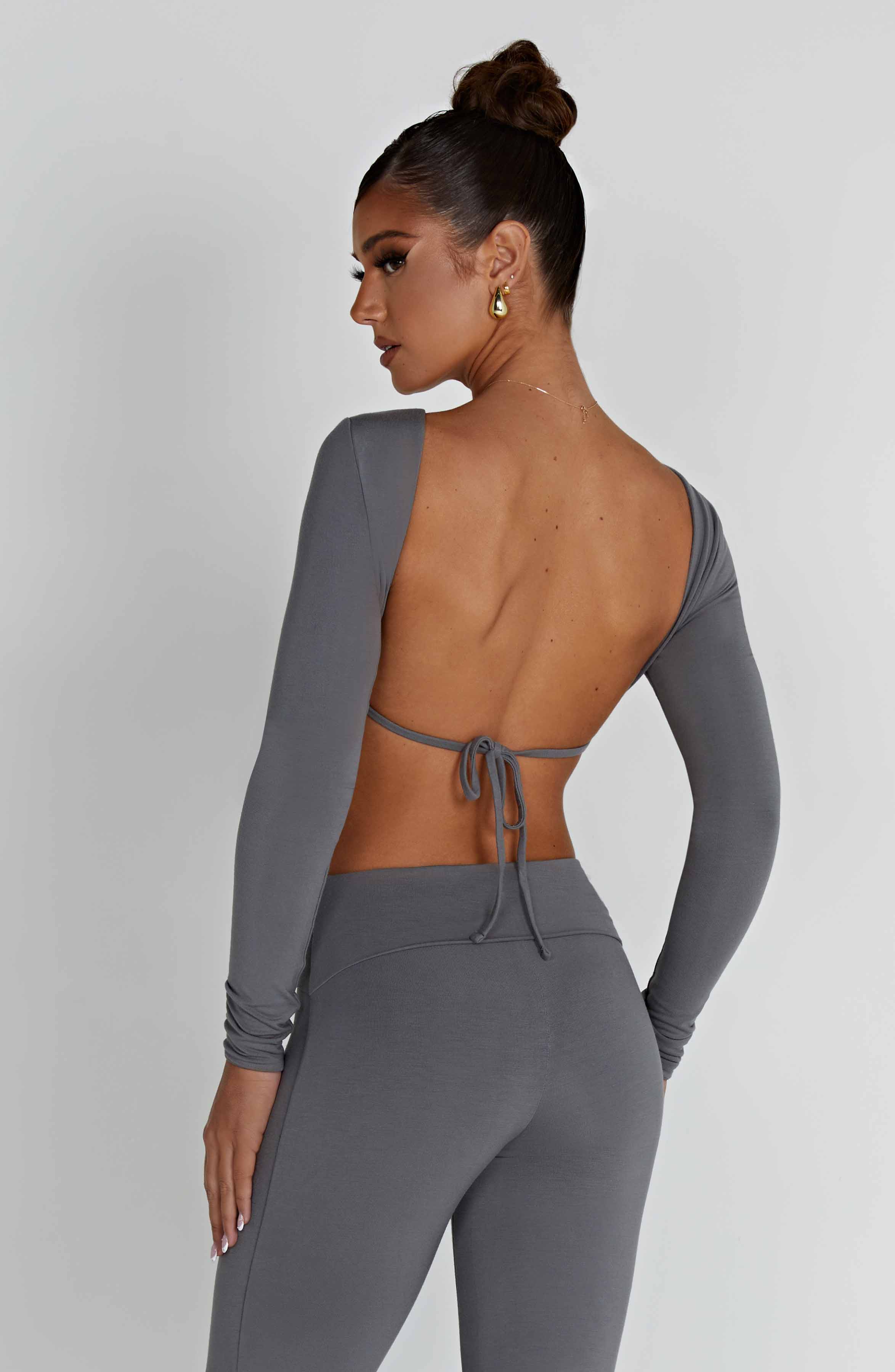 Sahra Top - Charcoal - Napalia