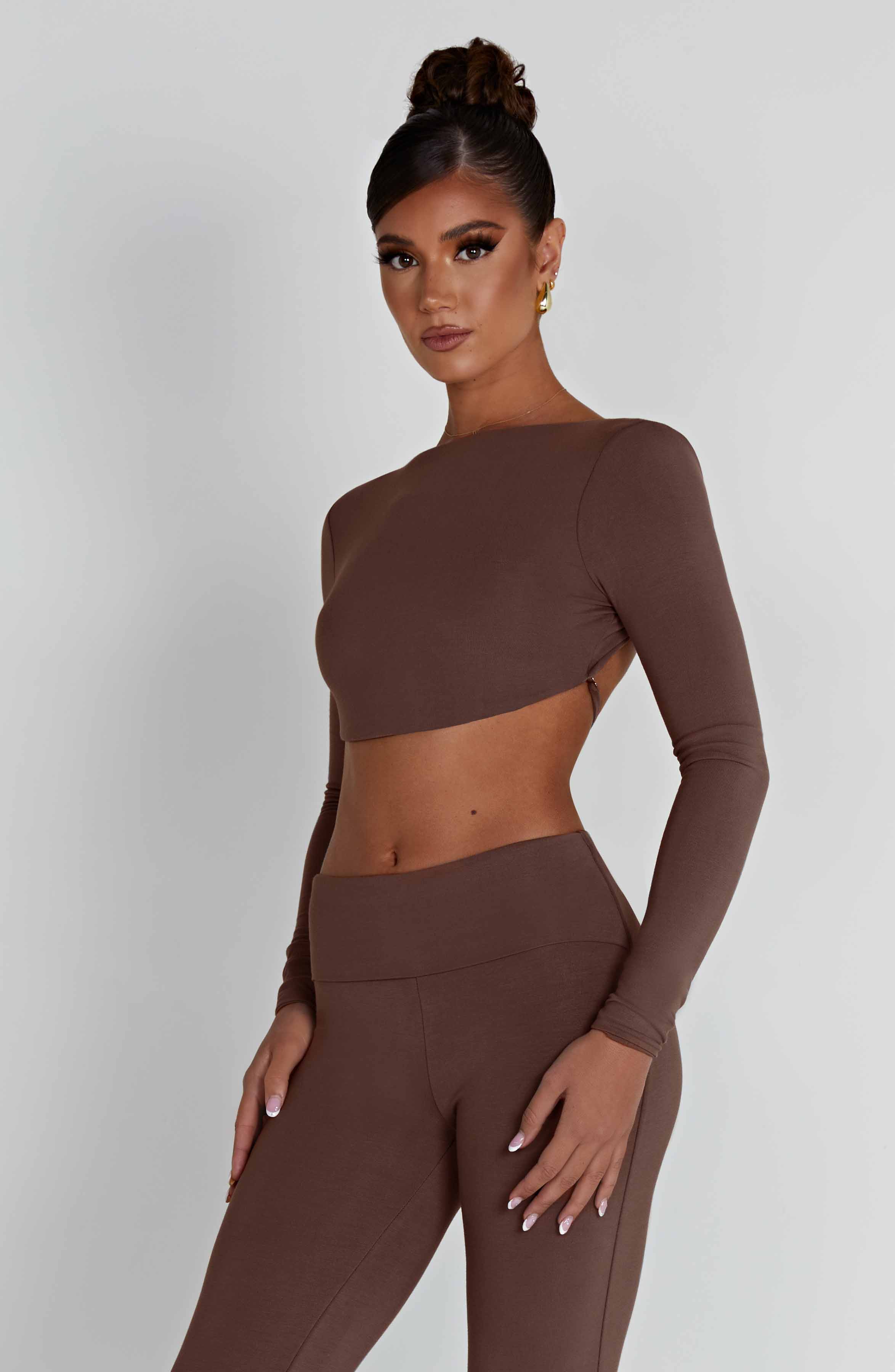 Sahra Top - Chocolate - Napalia