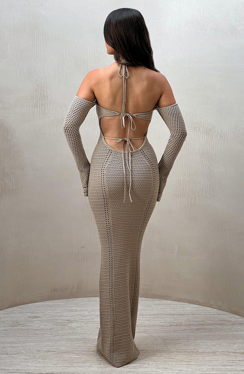 Samariah Maxi Dress - Beige - Napalia