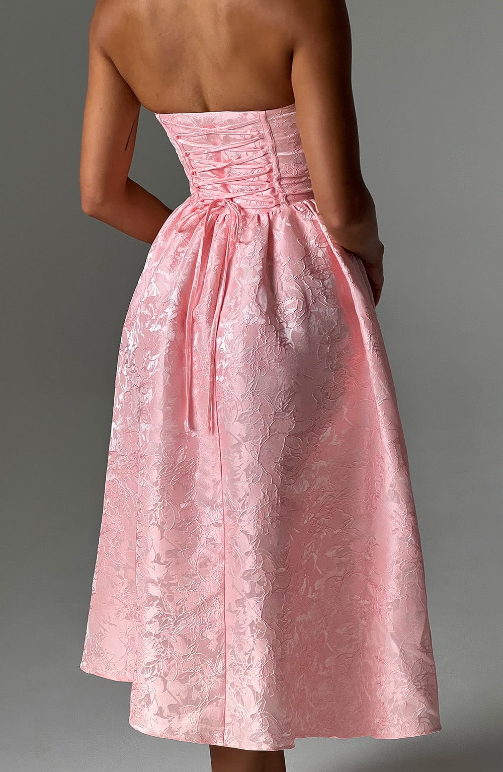 Saoirse Midi Dress - Blush - Napalia