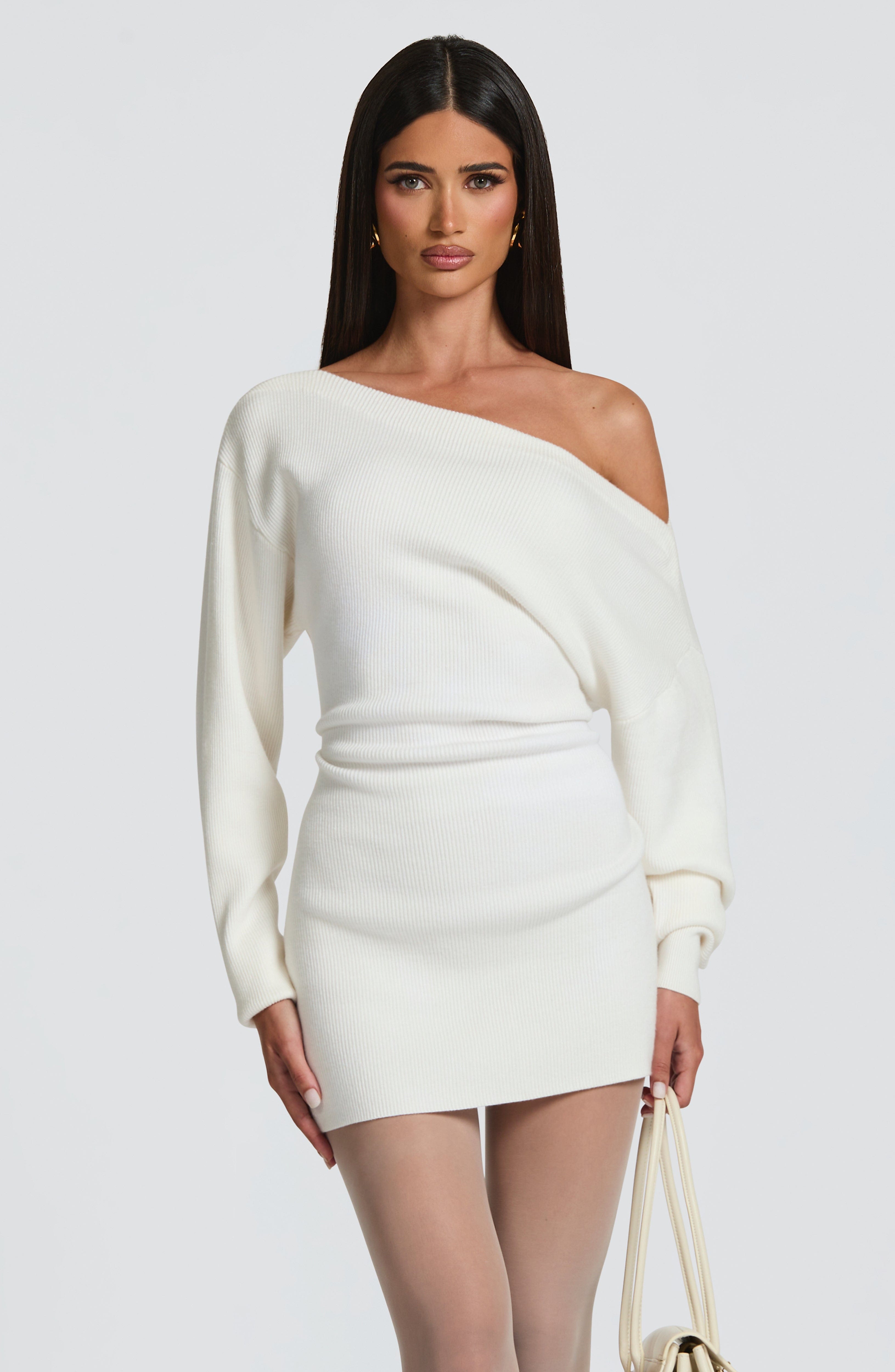 Sawyer Mini Dress - Ivory - Napalia