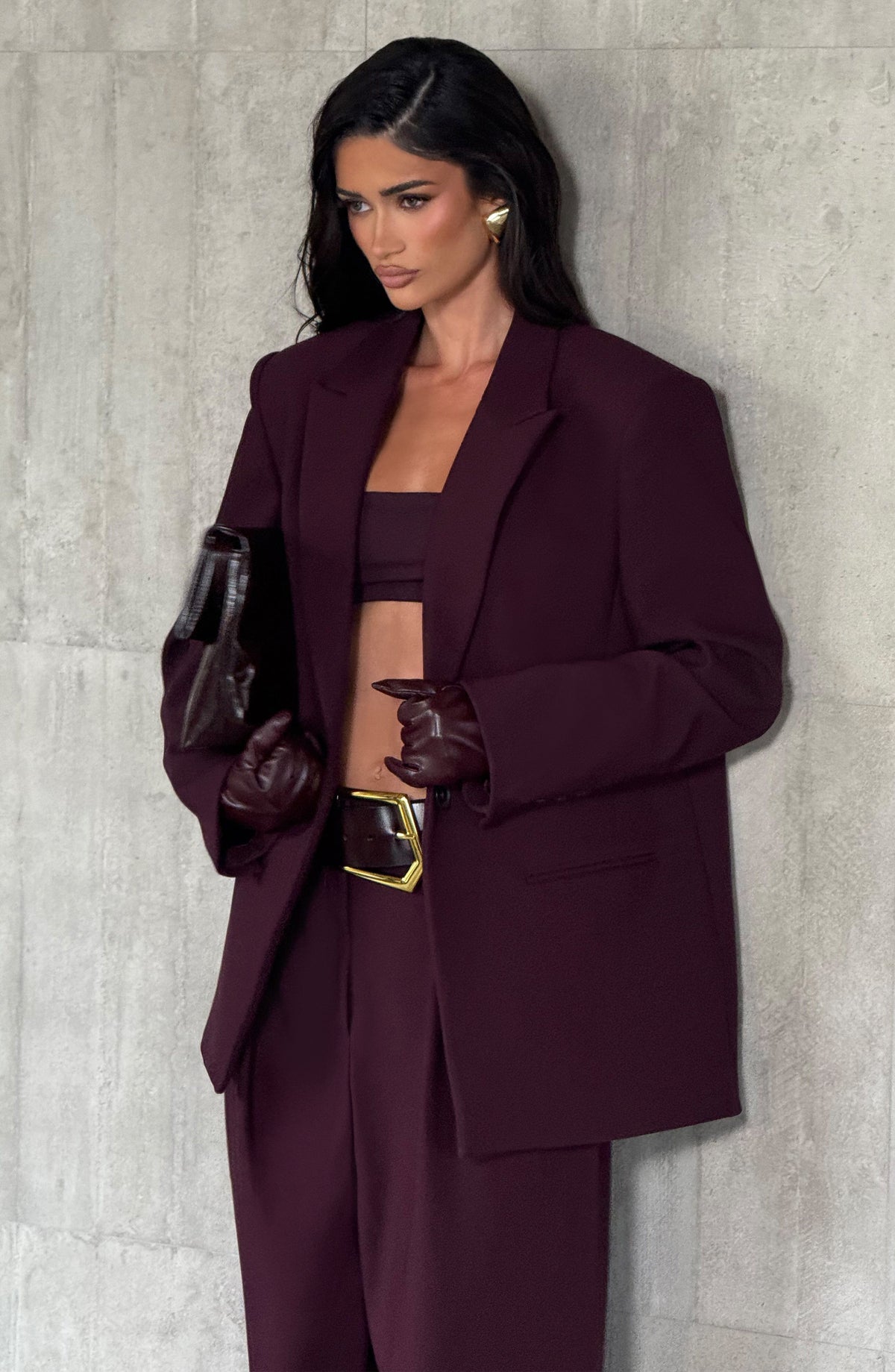 Simi Top - Plum - Napalia