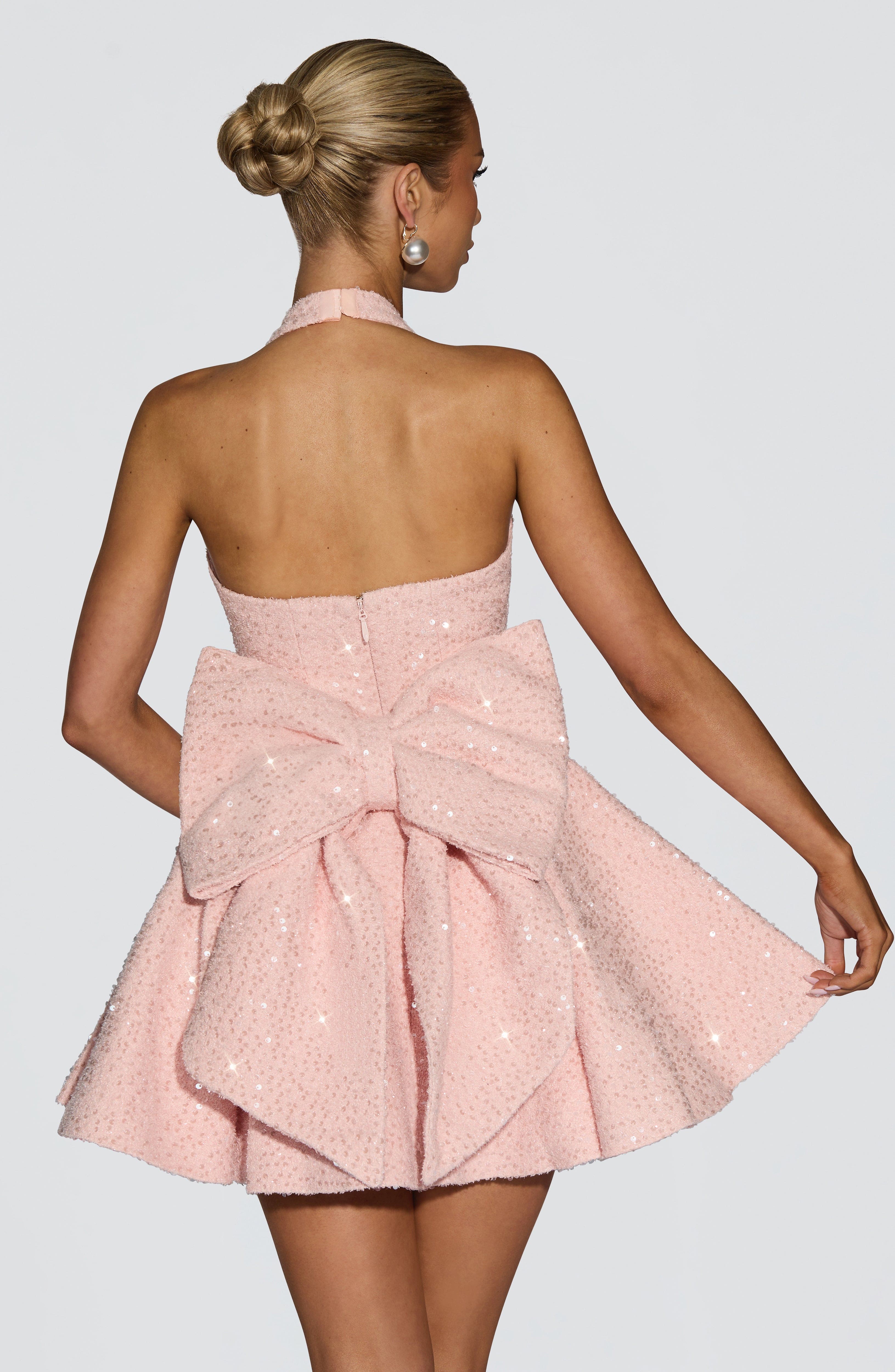 Talara Mini Dress - Blush - Napalia