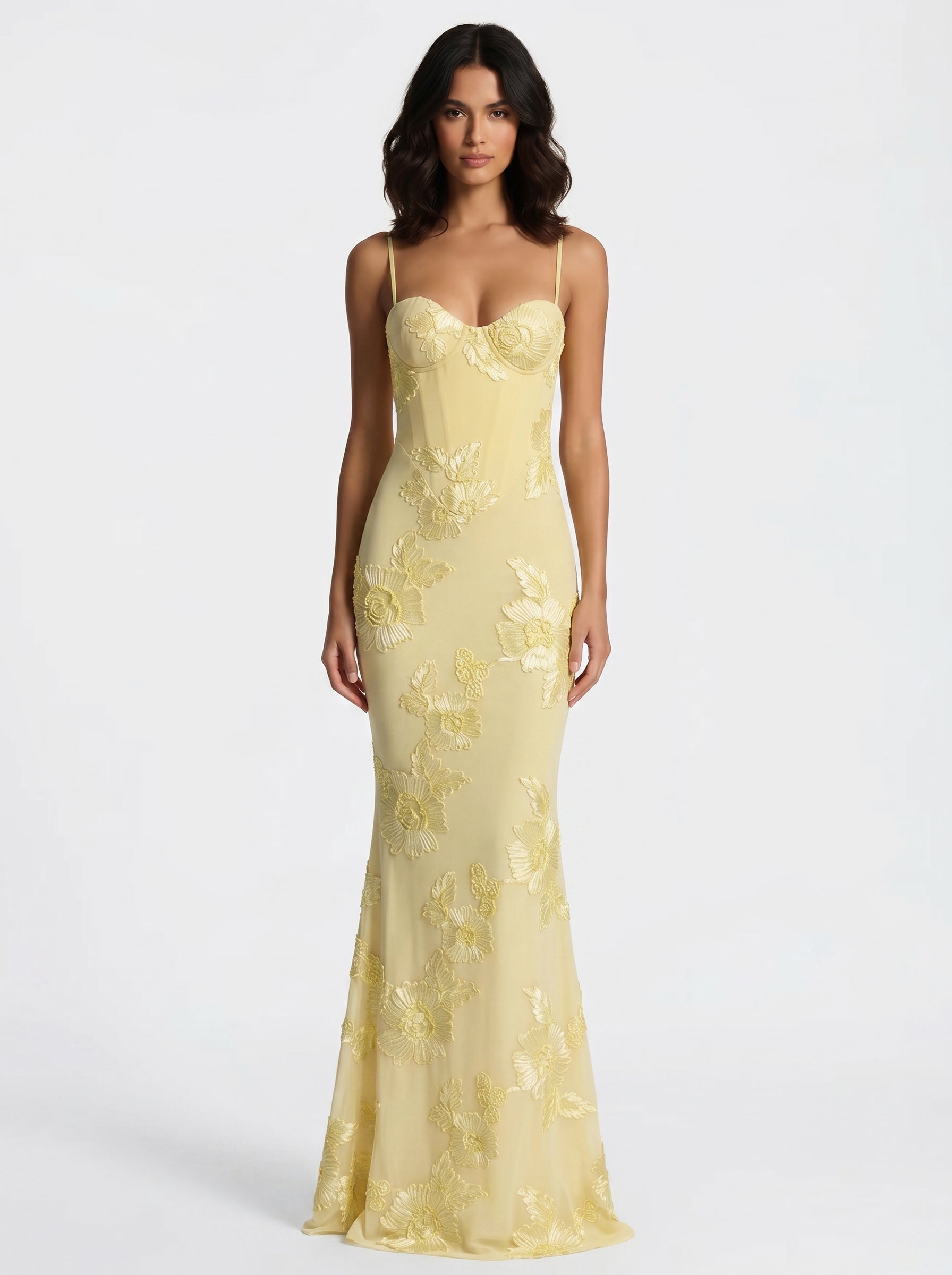 Viena langes Bustierkleid