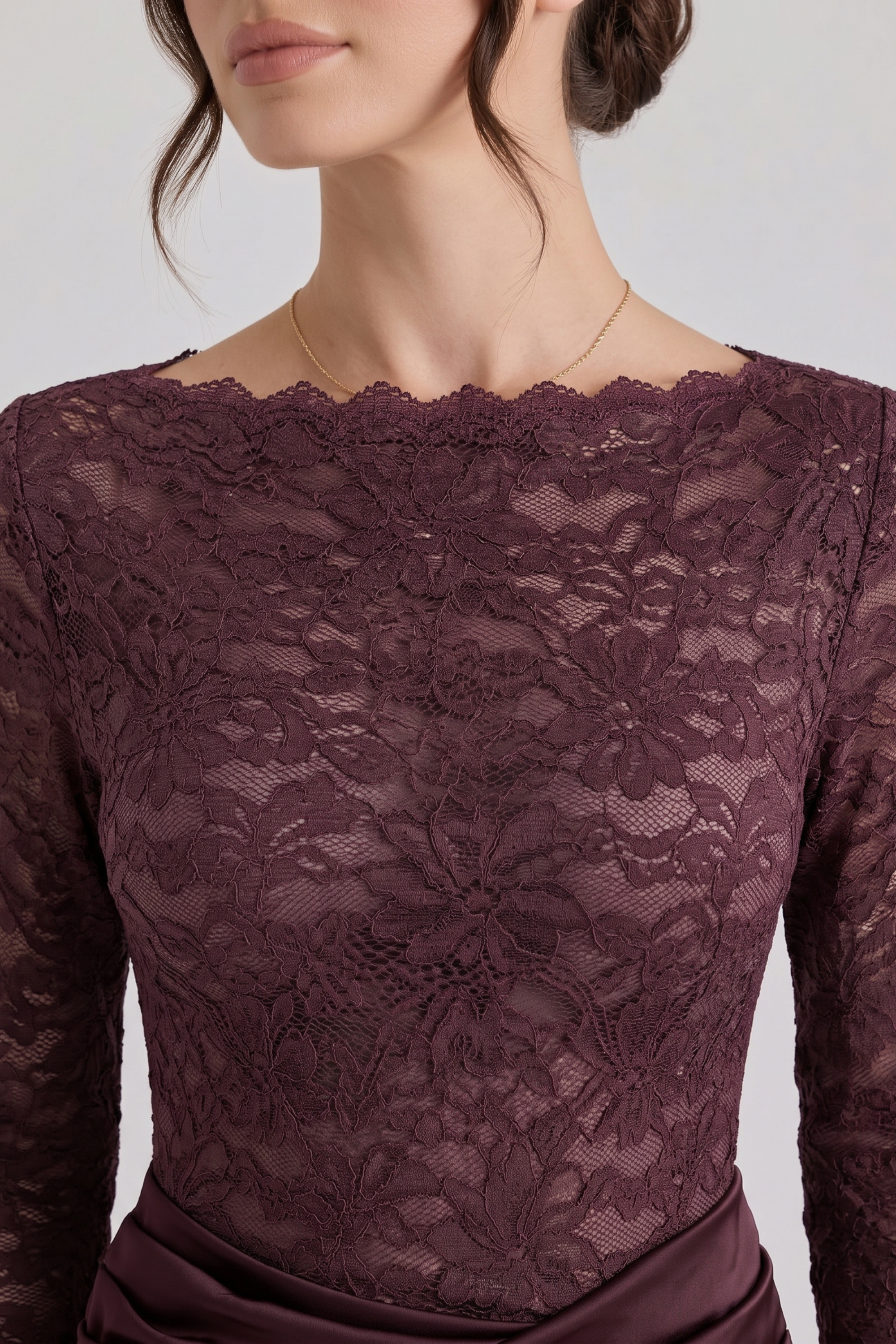 Lana langes Kleid