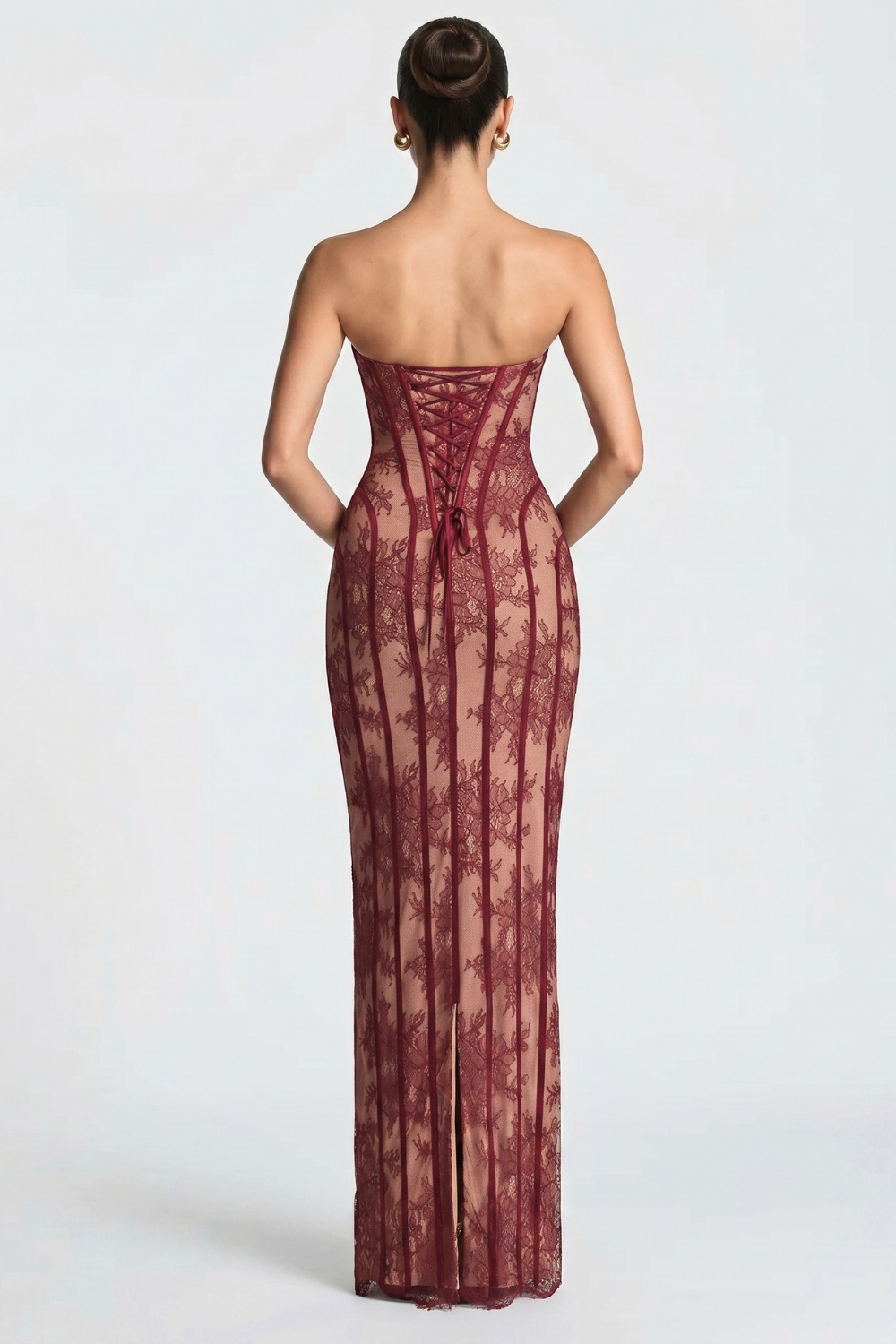 Charlotte langes Bustier-Kleid