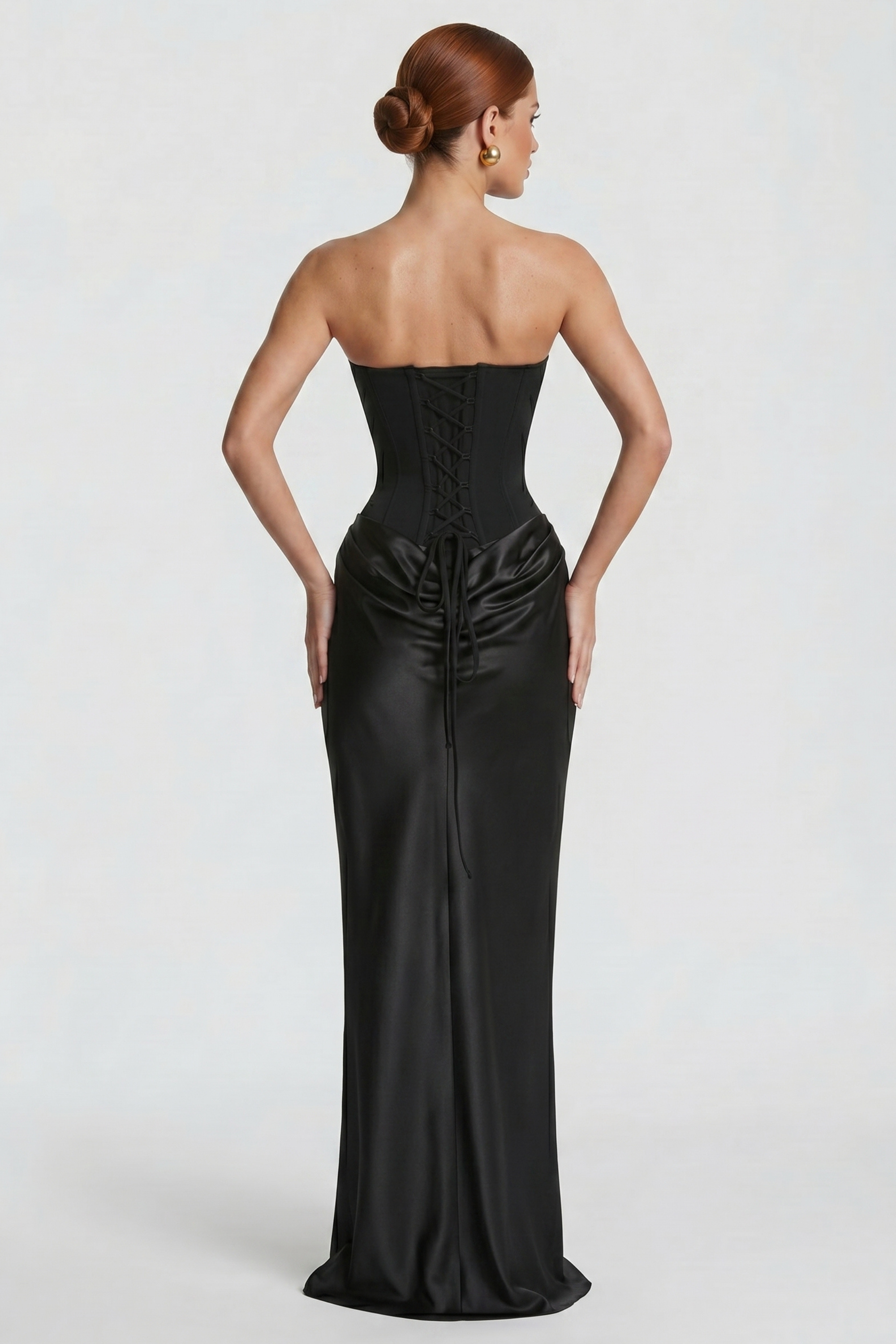 Amy Long Bustier Dress
