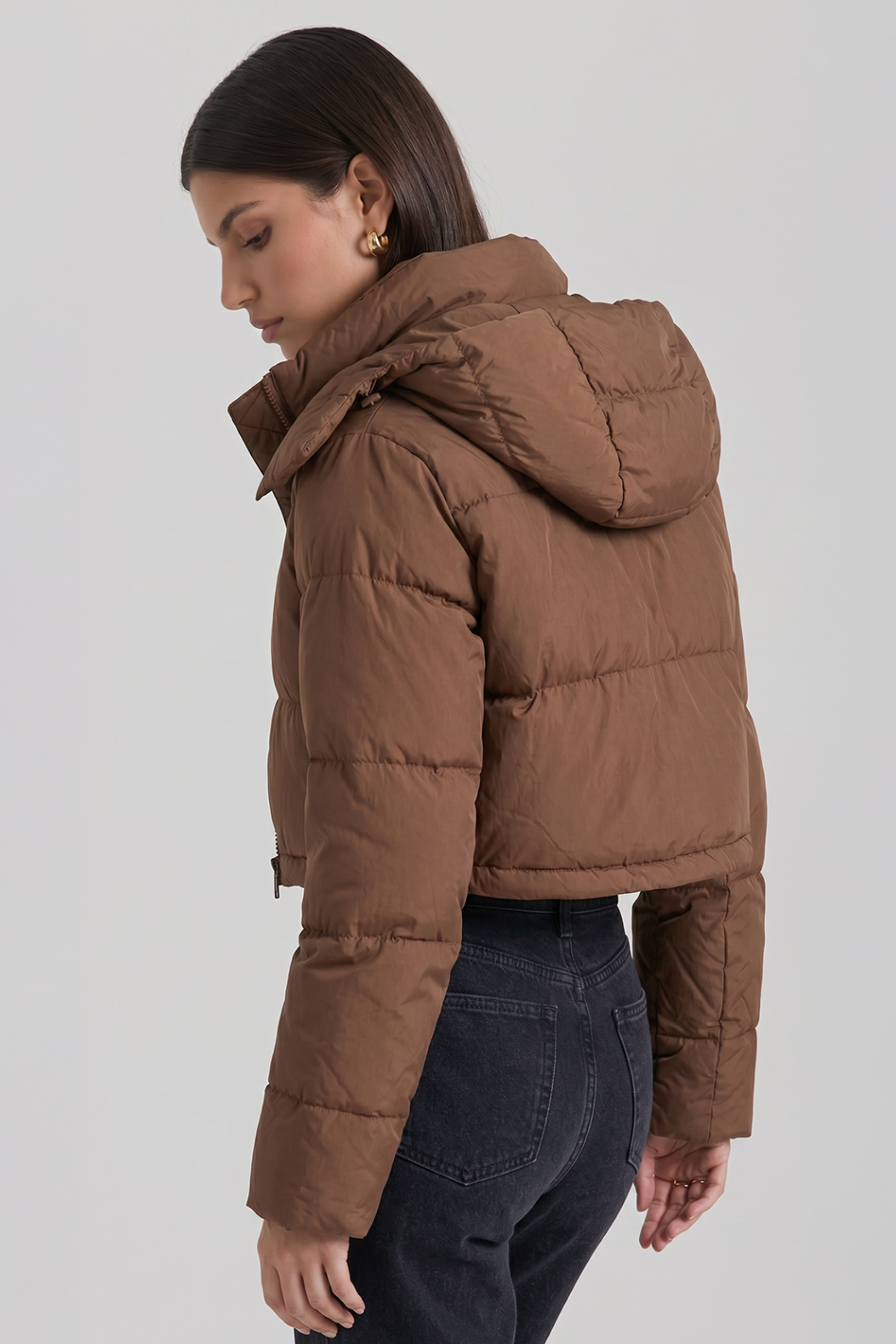 Kurze Steppjacke