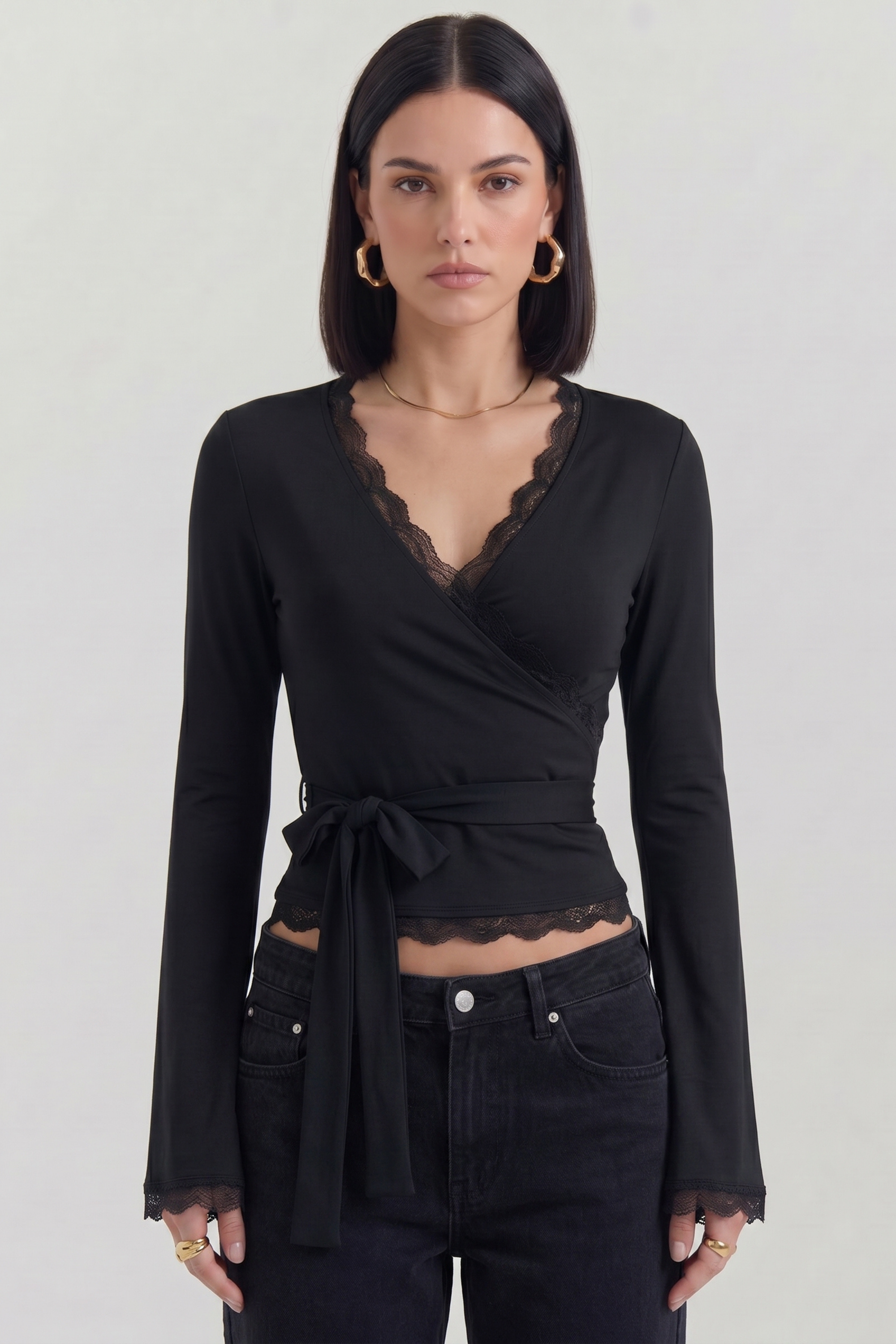 Zaya Wrap Blouse