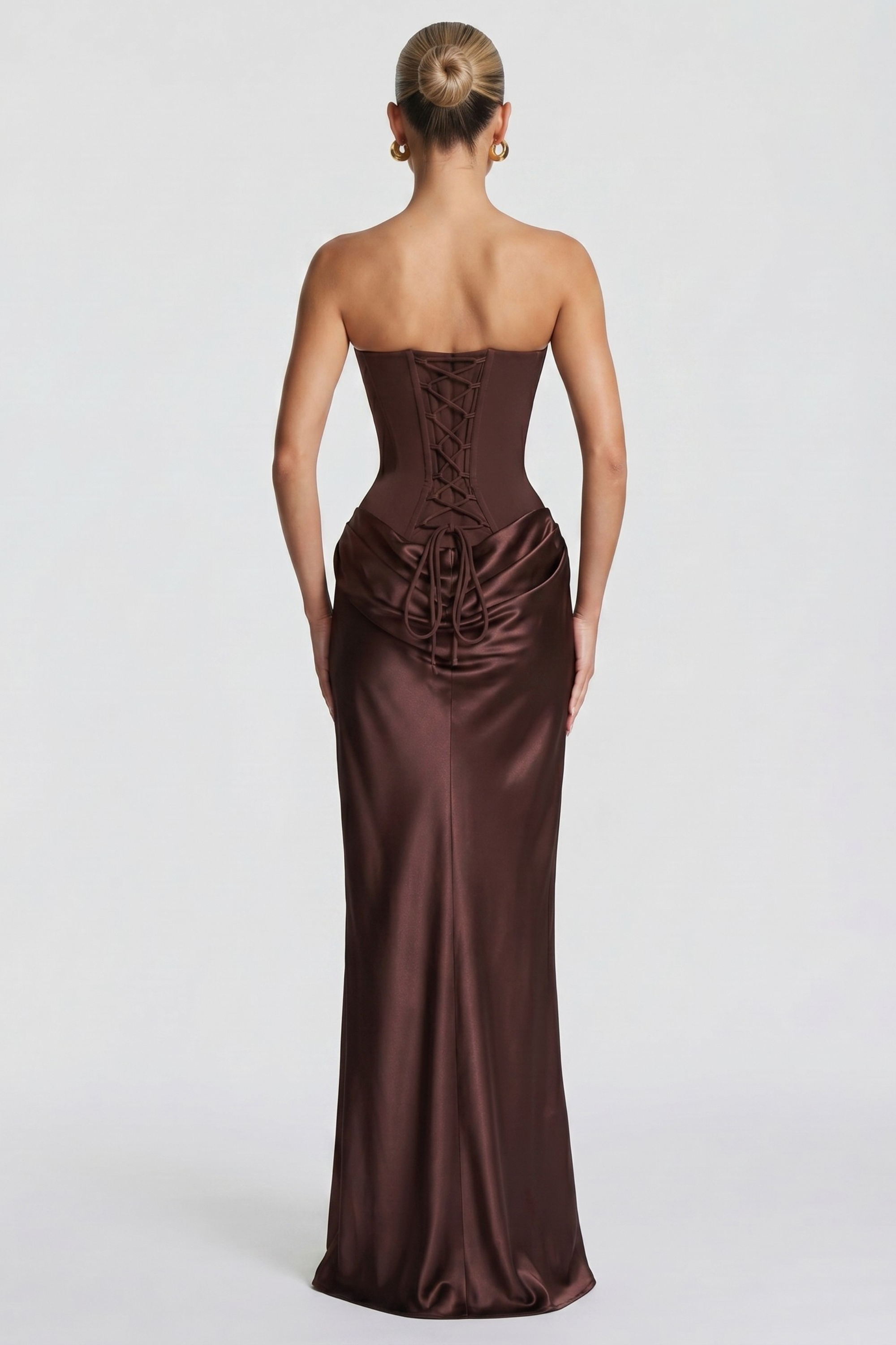 Amy Long Bustier Dress