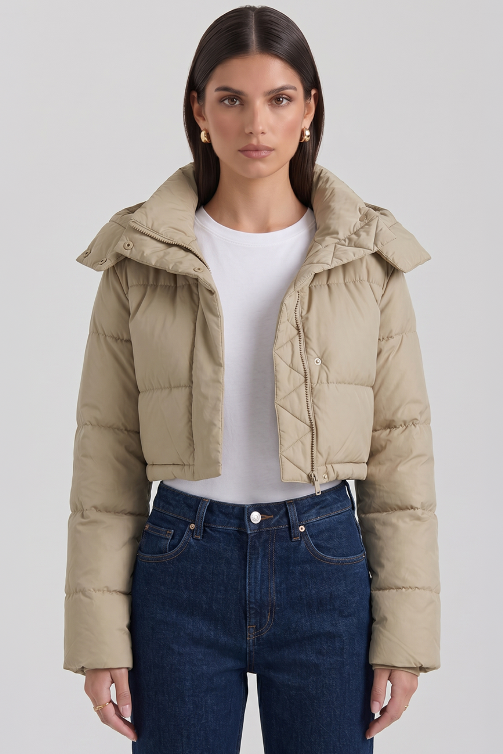 Kurze Steppjacke