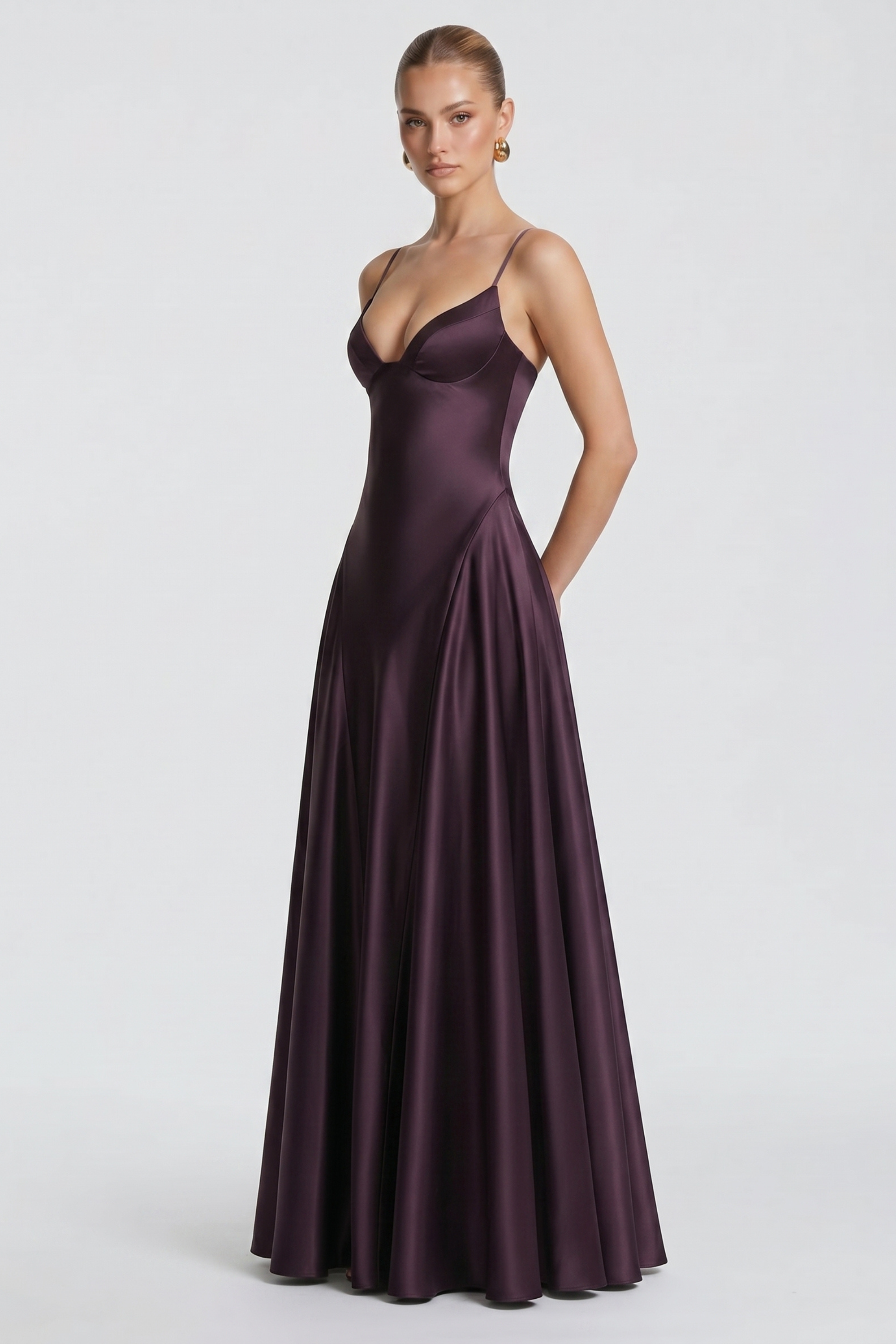 Diana langes Bustier-Kleid