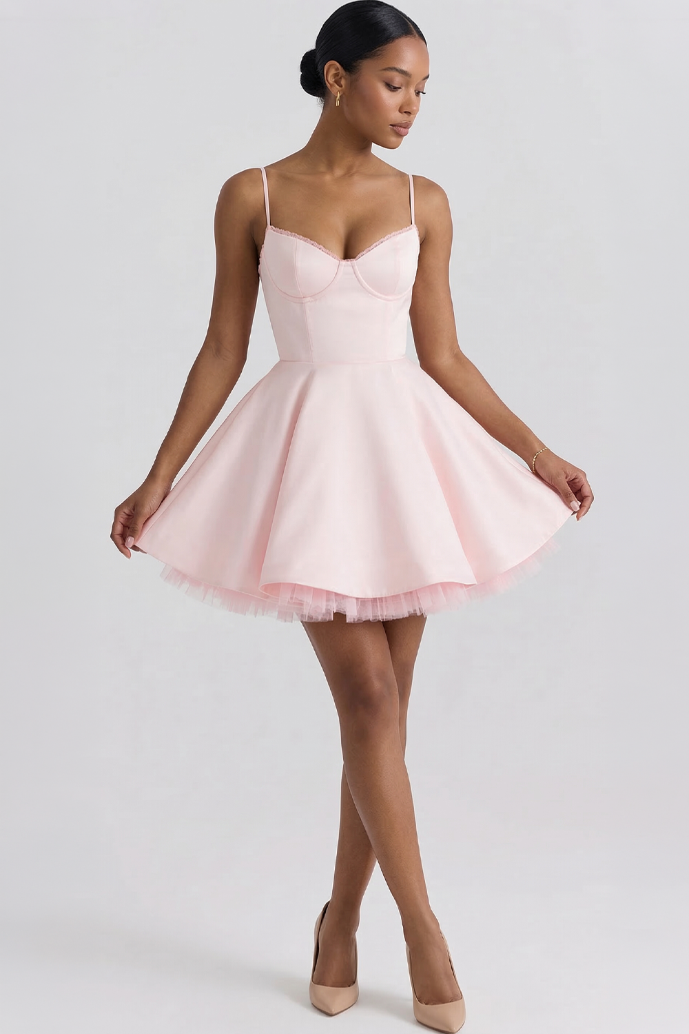 Cloe Short Dress - Double Layer