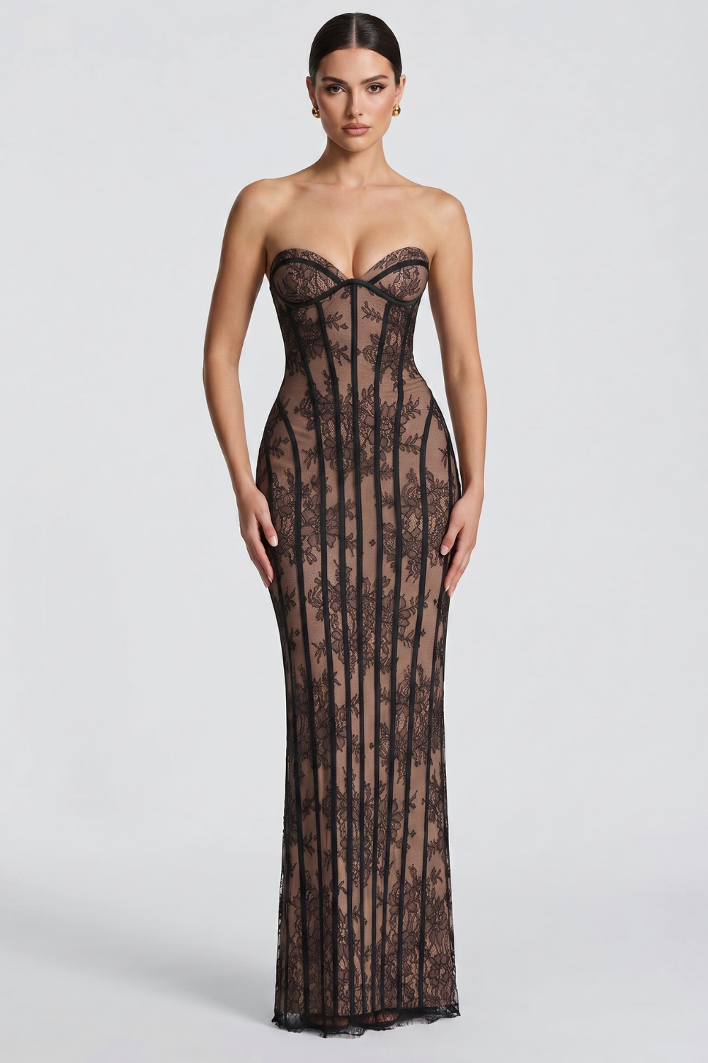 Charlotte Long Bustier Dress