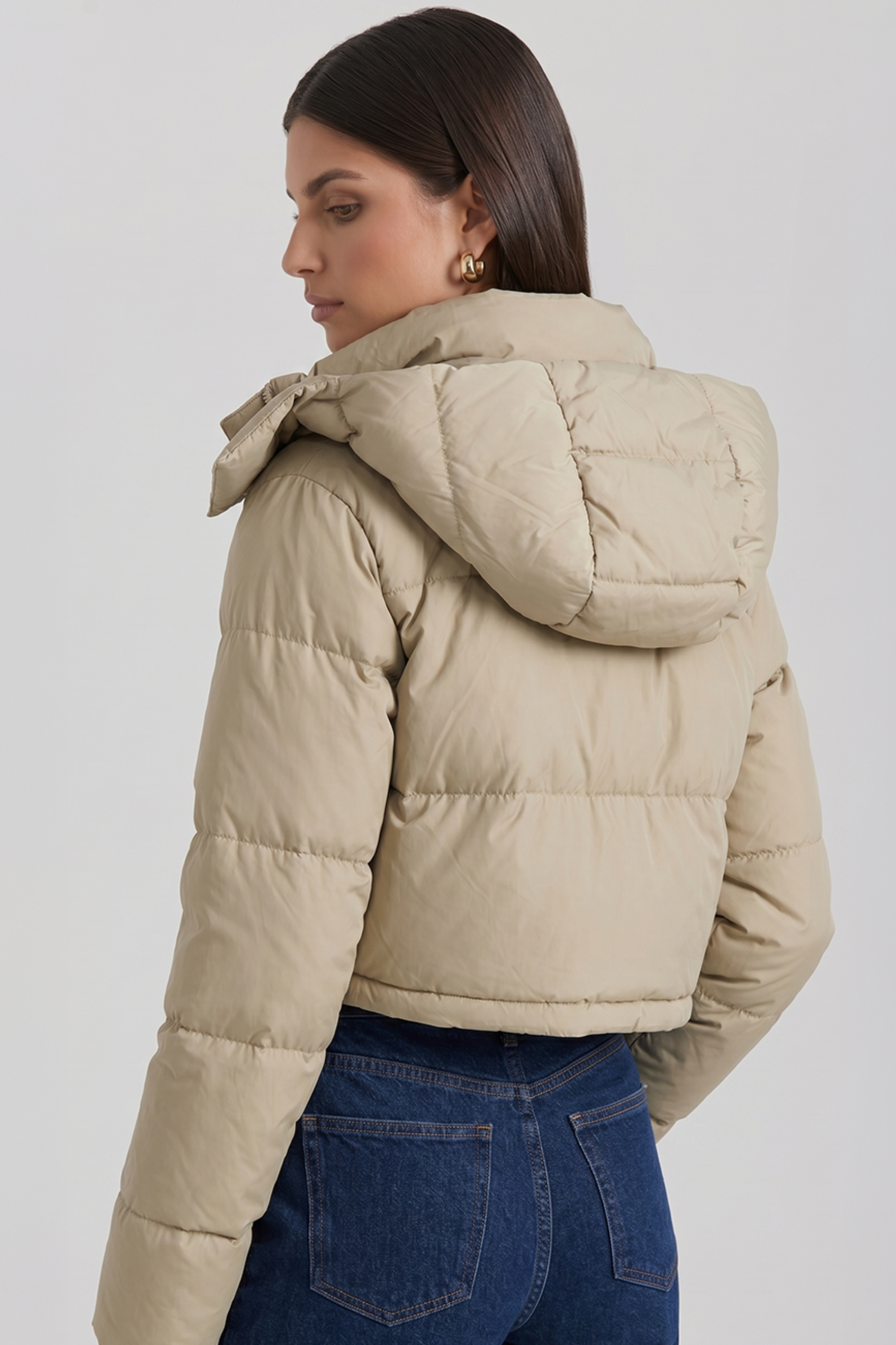 Kurze Steppjacke