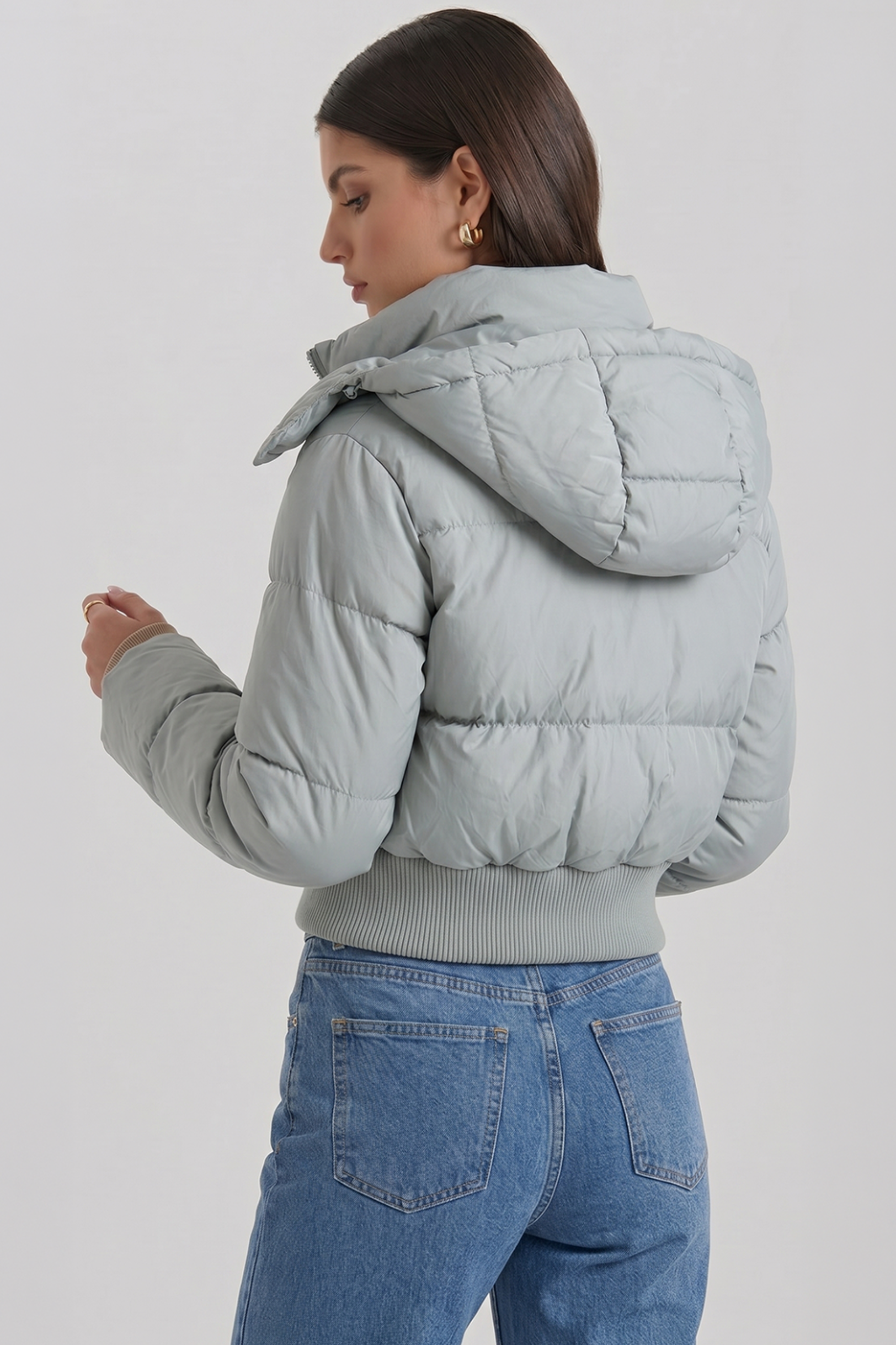 Kurze Steppjacke
