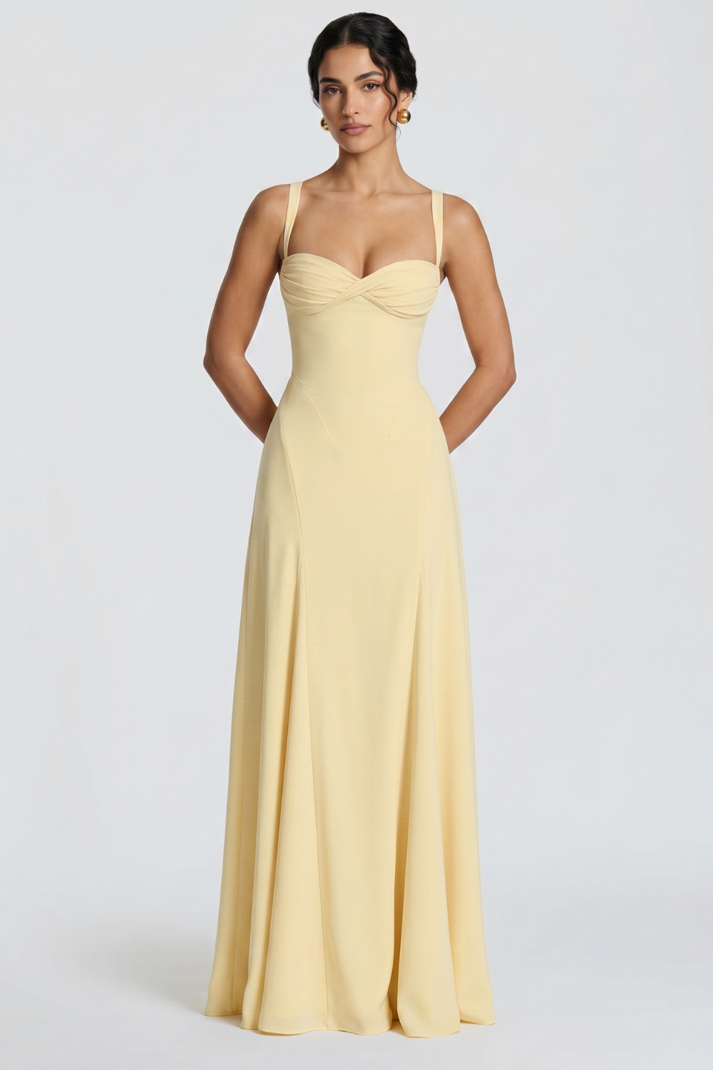 Lorena Long Bustier Dress