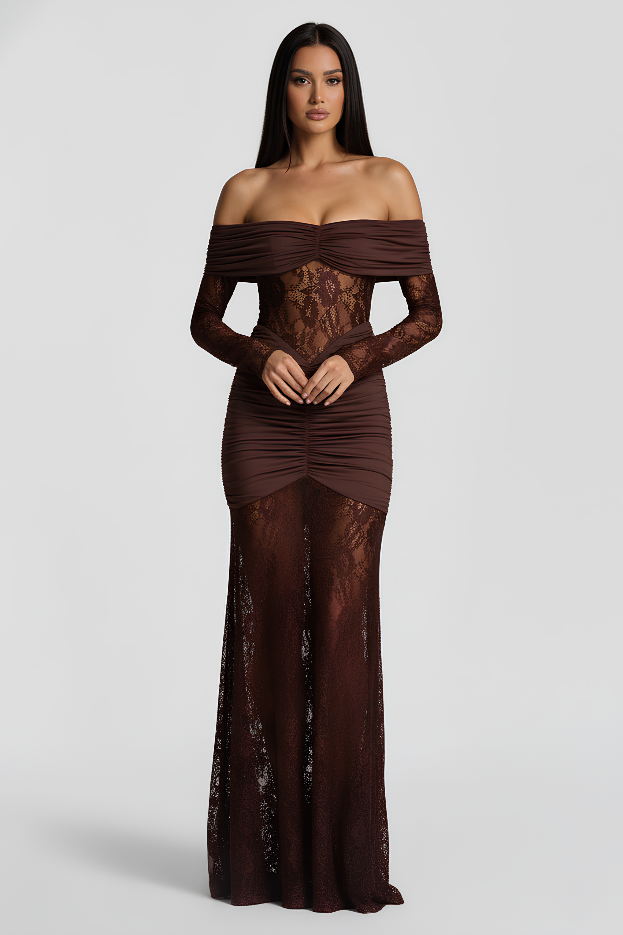 Karla Maxikleid aus Spitze
