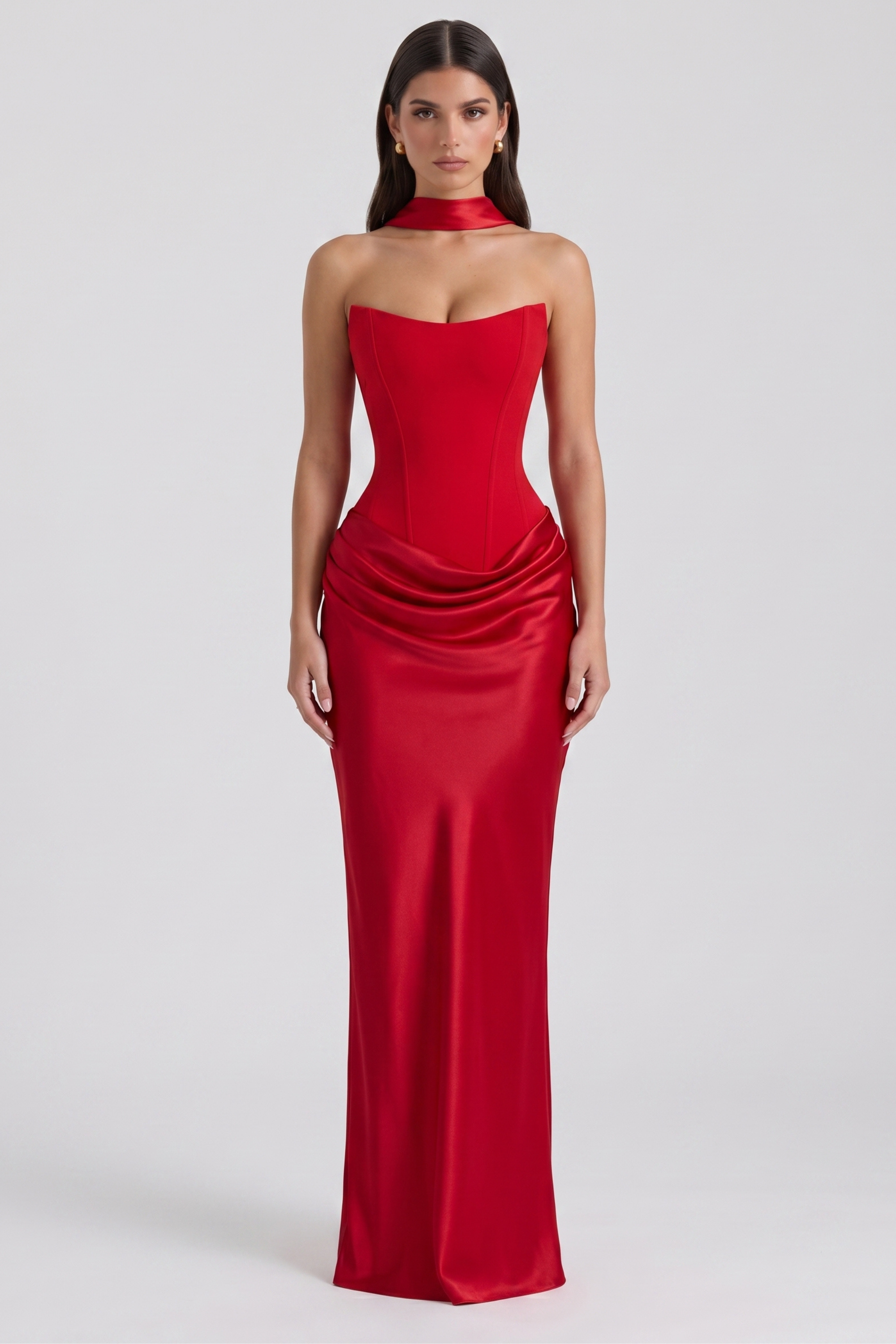 Amy Long Bustierkleid